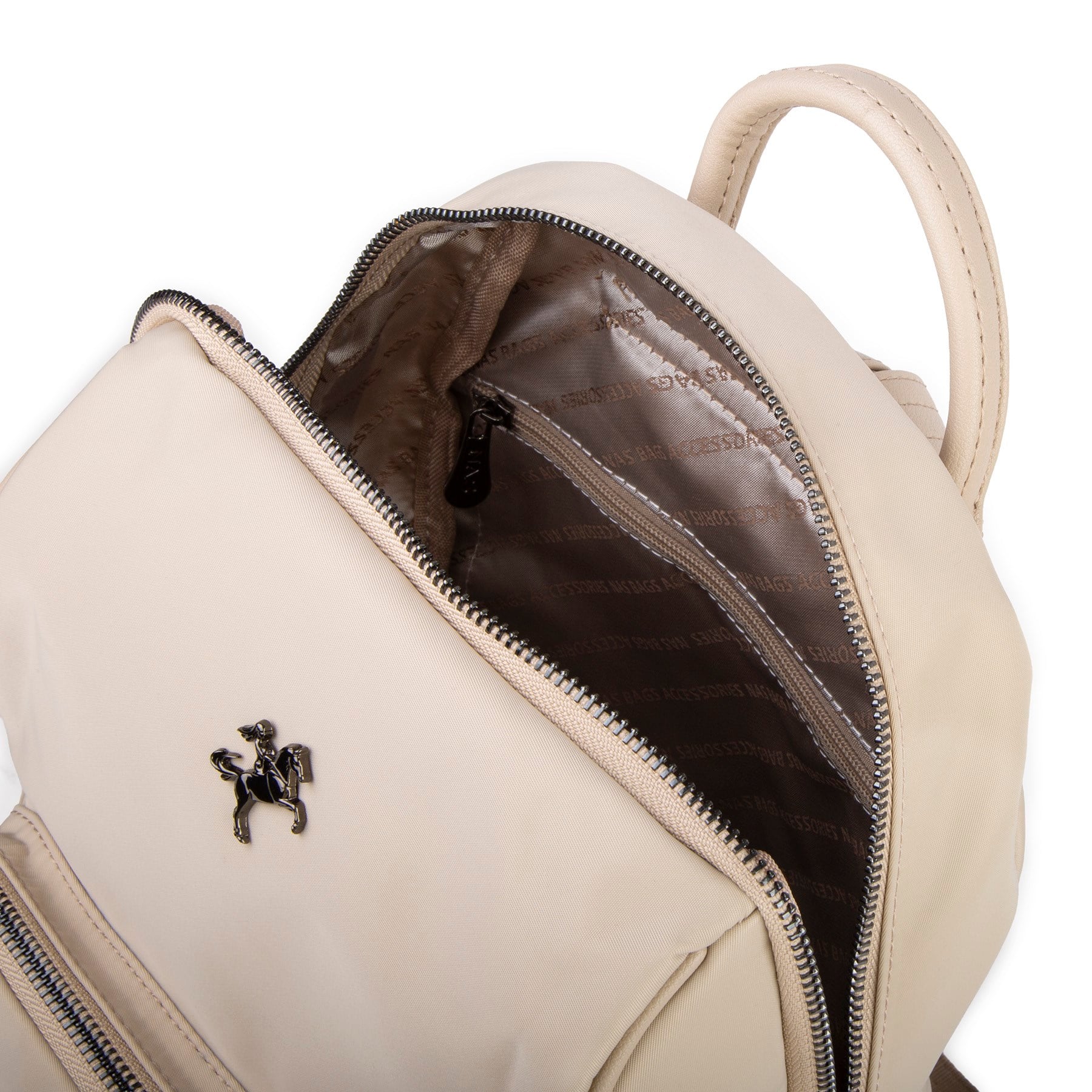 Nas Bag Kadın Çok Cepli Sırt Çantası (en :30cm x boy:34) Kum