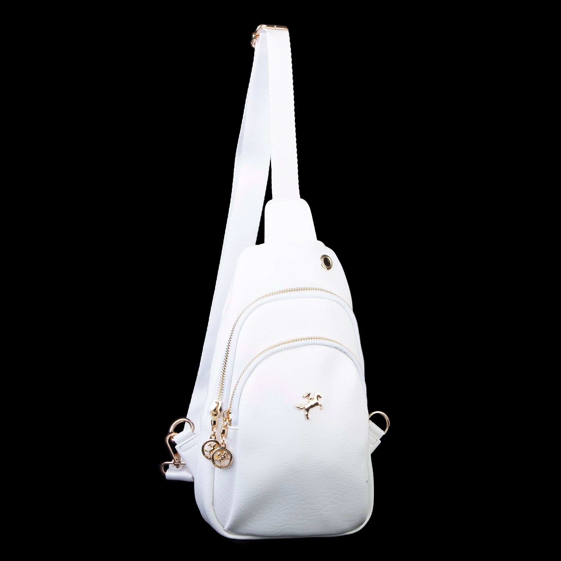 Nas Bag Kadın Crossbody Bag Bel ve Body Bag Beyaz Victoria