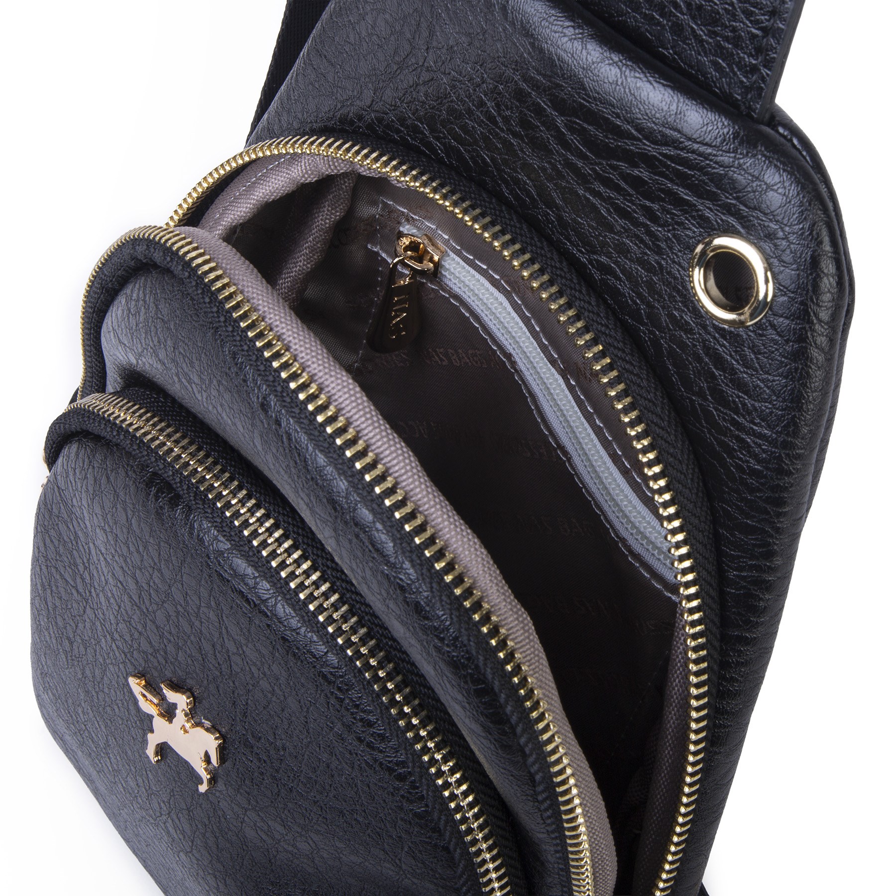 Nas Bag Kadın Crossbody Bag Bel ve Body Bag Siyah Victoria