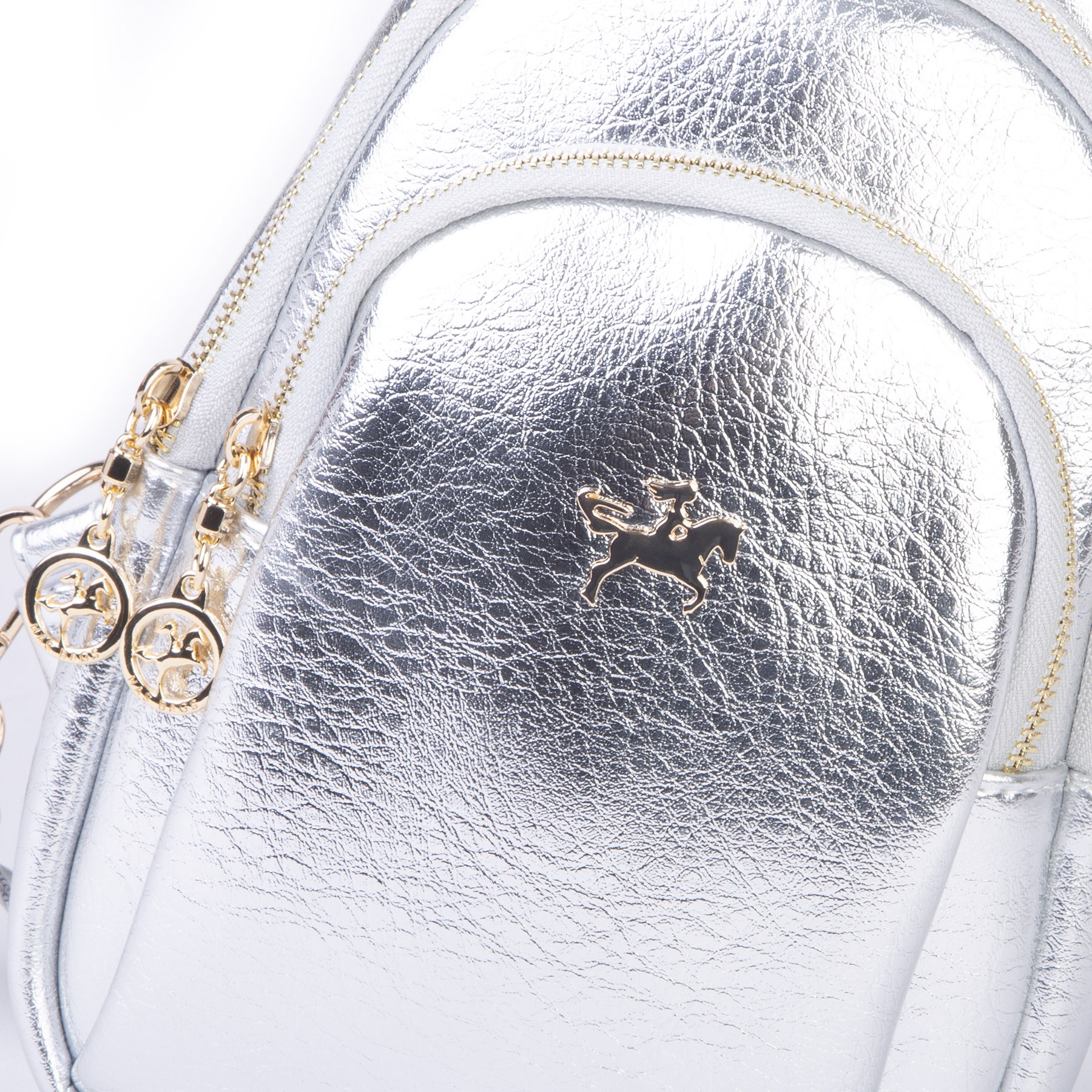 Nas Bag Kadın Crossbody Bag Bel ve Body Bag Gümüş  Victoria