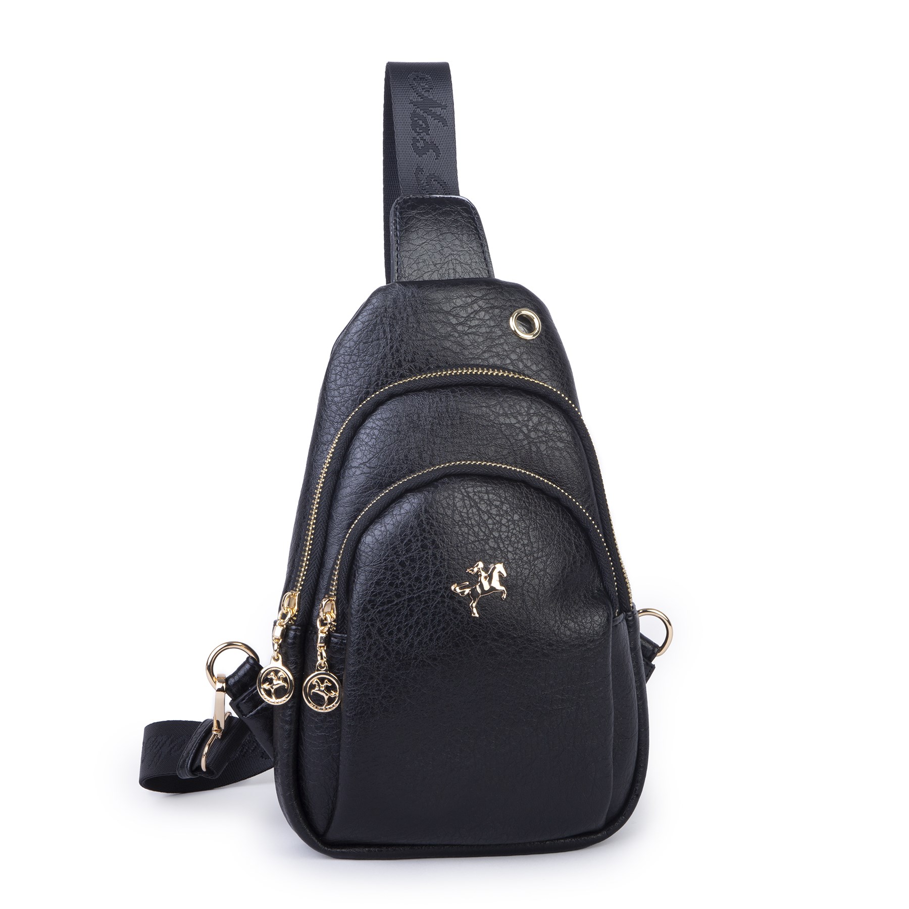 Nas Bag Kadın Crossbody Bag Bel ve Body Bag Siyah Victoria