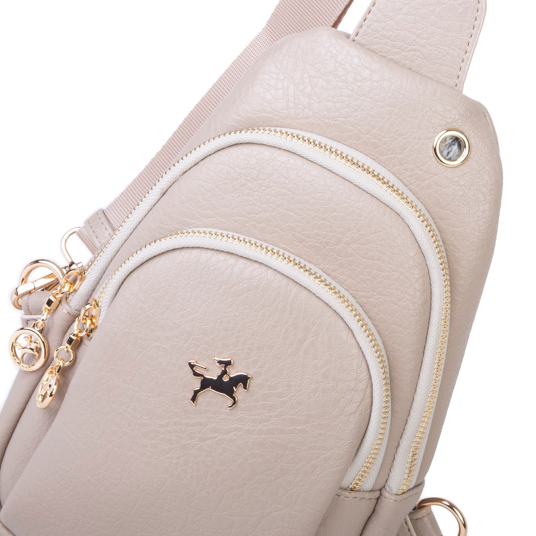 Nas Bag Kadın Crossbody Bag Bel ve Body Bag Kum Victoria
