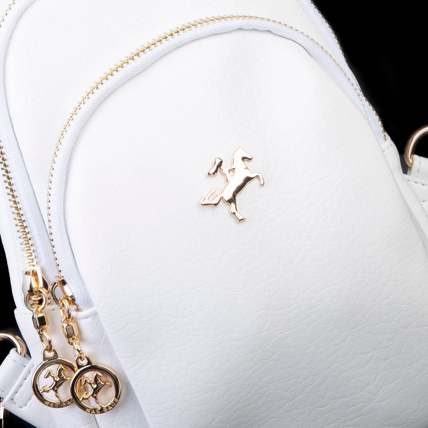 Nas Bag Kadın Crossbody Bag Bel ve Body Bag Beyaz Victoria