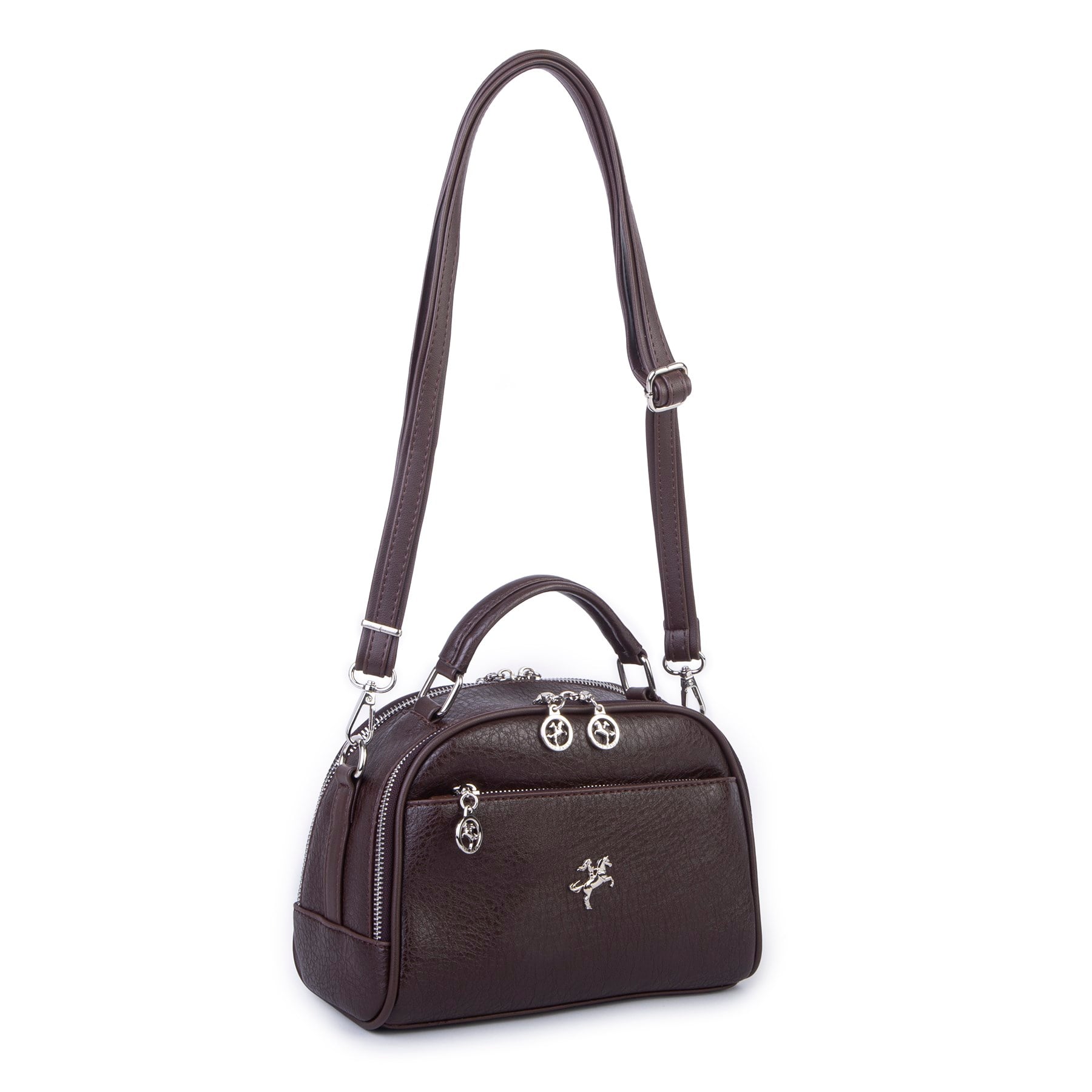 Nas Bag Kadın El ve Çapraz Çantası Fonksiyonel Şıklık Kahve Victoria