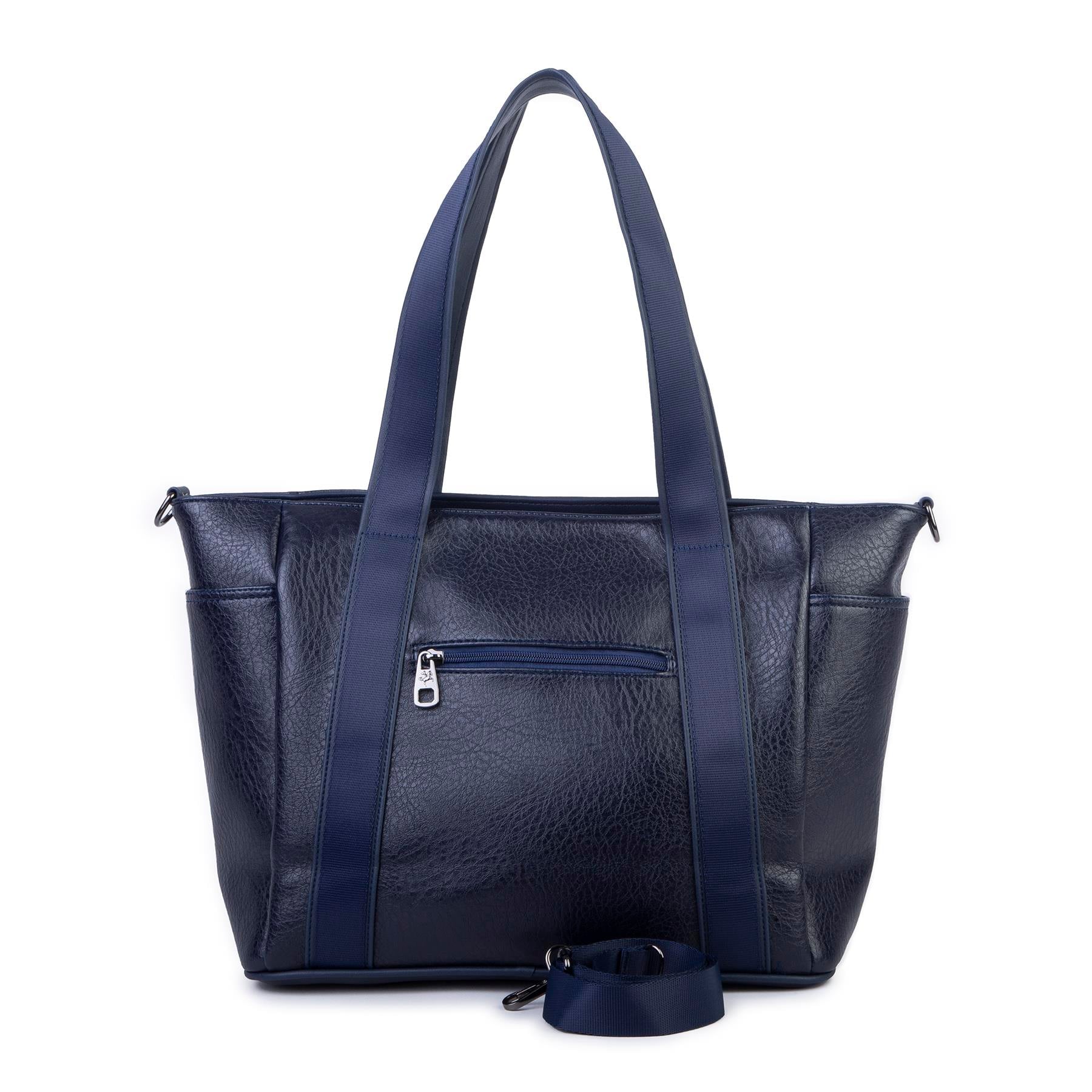 Nas Bag Kadın Extra Büyük Omuz Çantası ve Spor Çantası ( 46x36 cm ) Lacivert Victoria