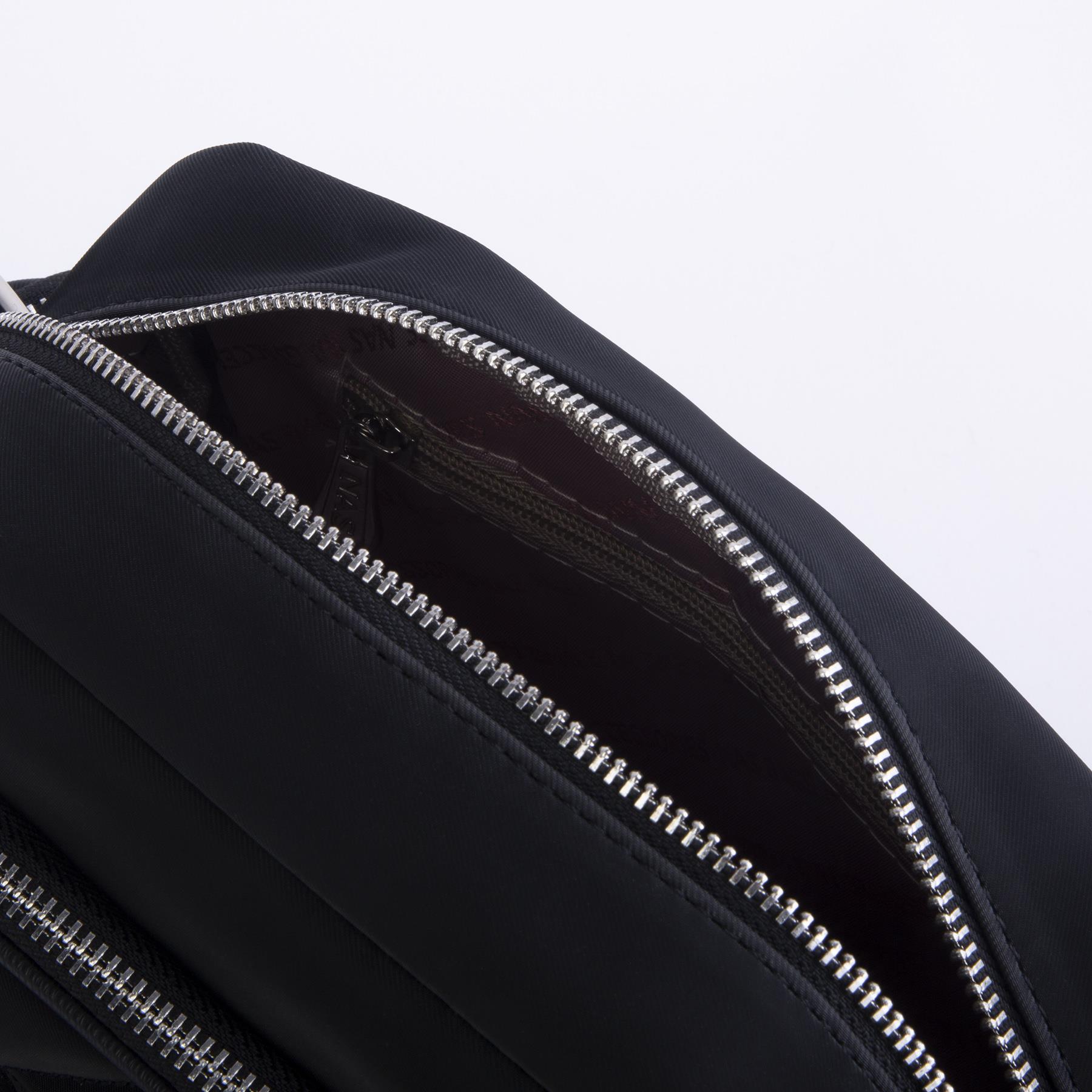Nas Bag Kadın Kapitone Çok Cepli Çapraz Çanta Siyah Buzzy