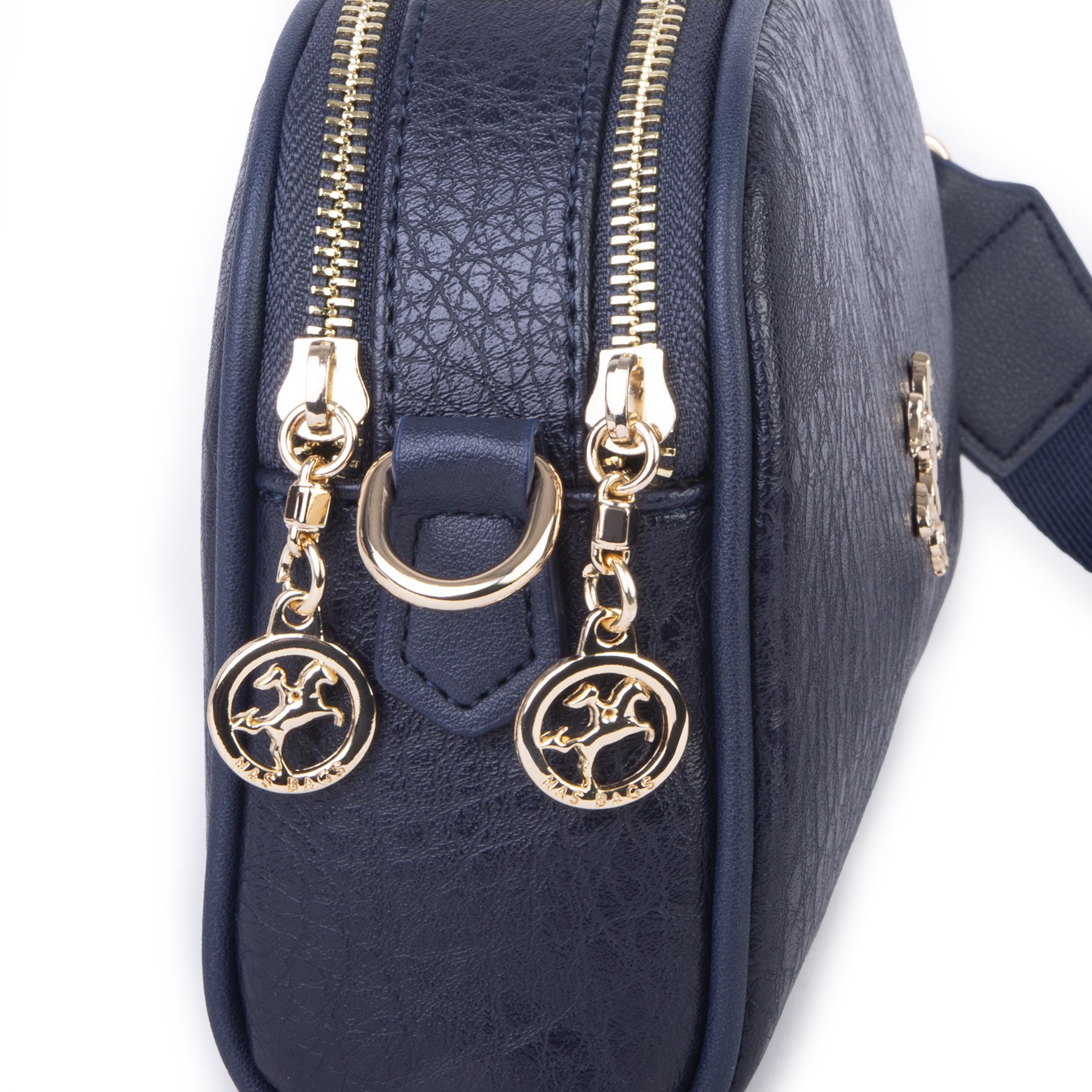 Nas Bag Kadın Mini Cüzdanlı Omuz ve Çapraz Çanta Lacivert Victoria