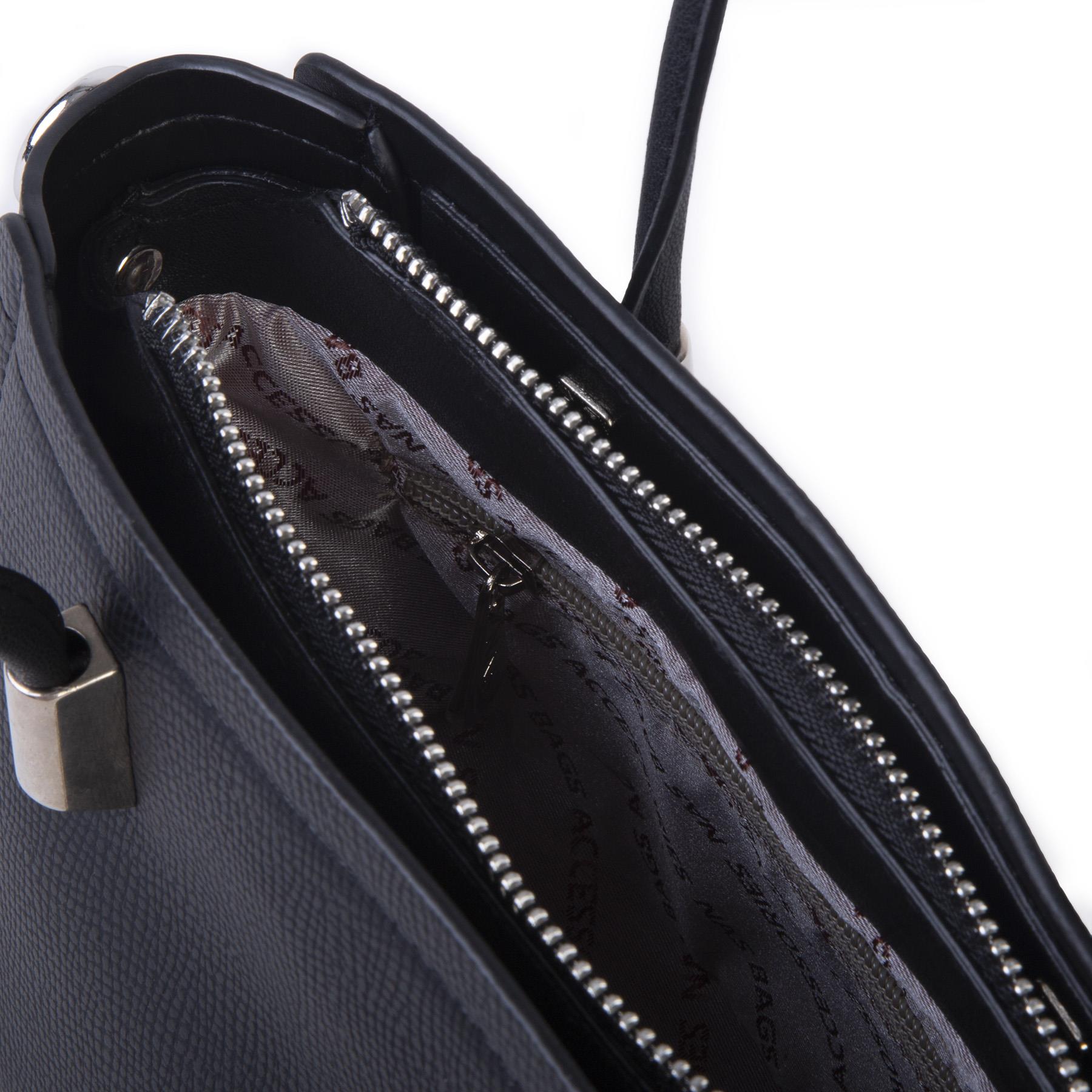 Nas Bag Kadın Mini El ve Çapraz Çanta Siyah 