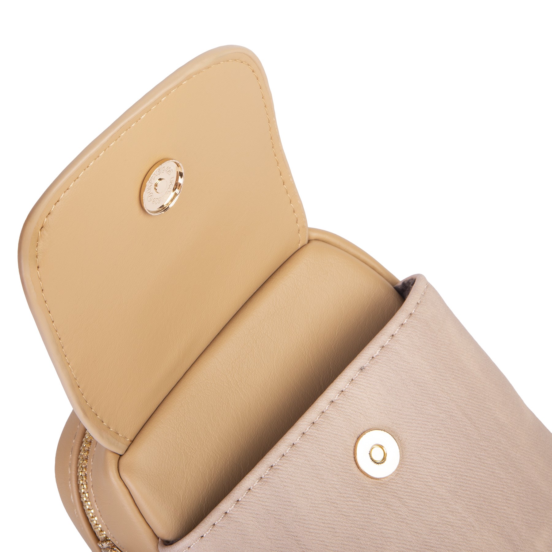 Nas Bag Kadın Mini Telefonluk Çapraz Çanta (en 10 cm , boy 16 cm) Camel