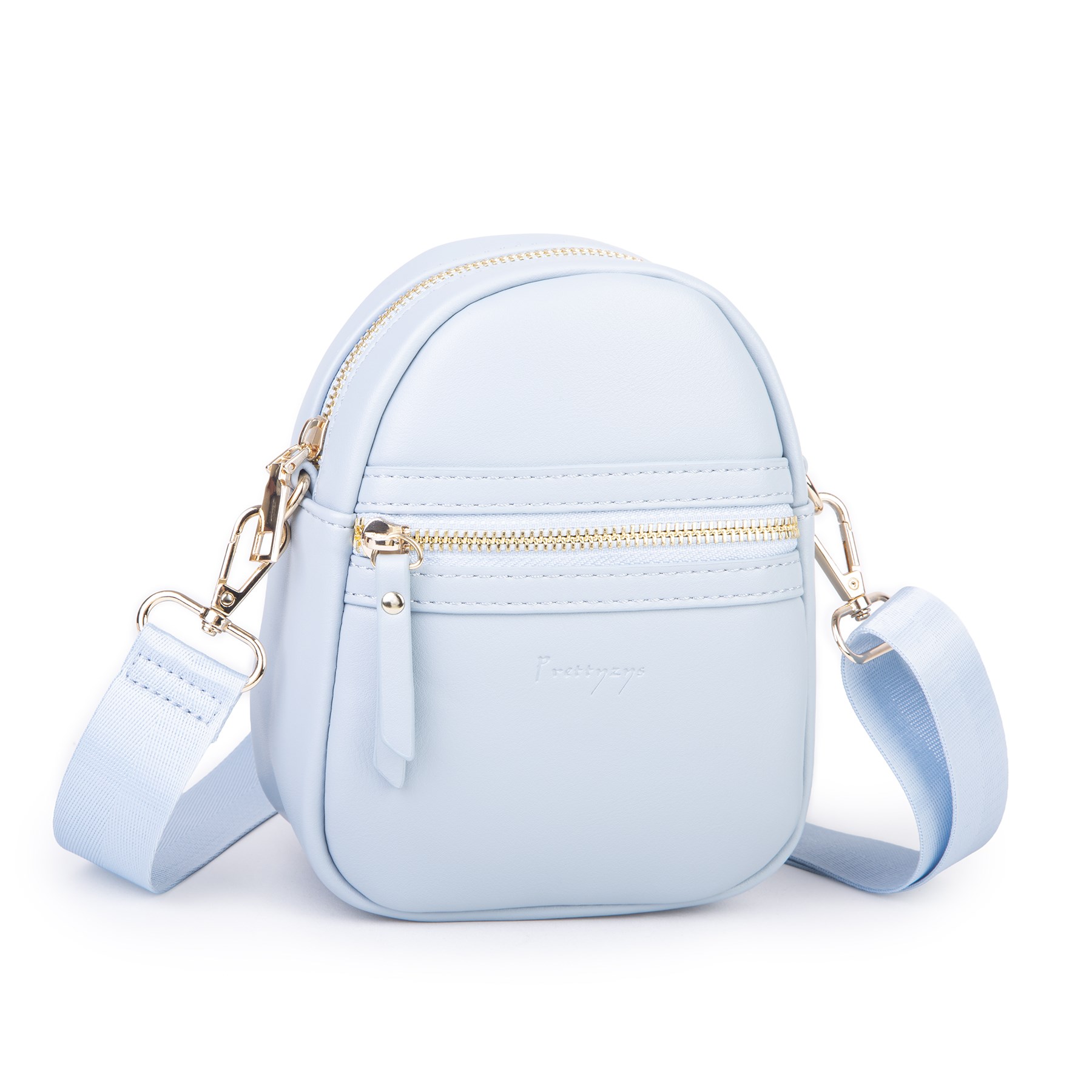 Nas Bag Kadın Mini Telefonluk Postacı Çantası (en : 14 cm ; boy: 18 cm ) Mavi