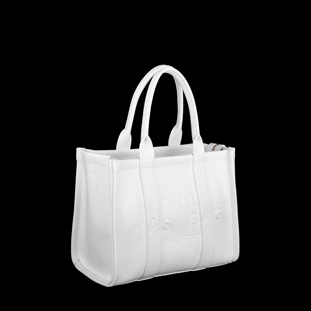 Nas Bag Tote Bag Büyük Boy Kadın Omuz Çantası Beyaz  Rolax