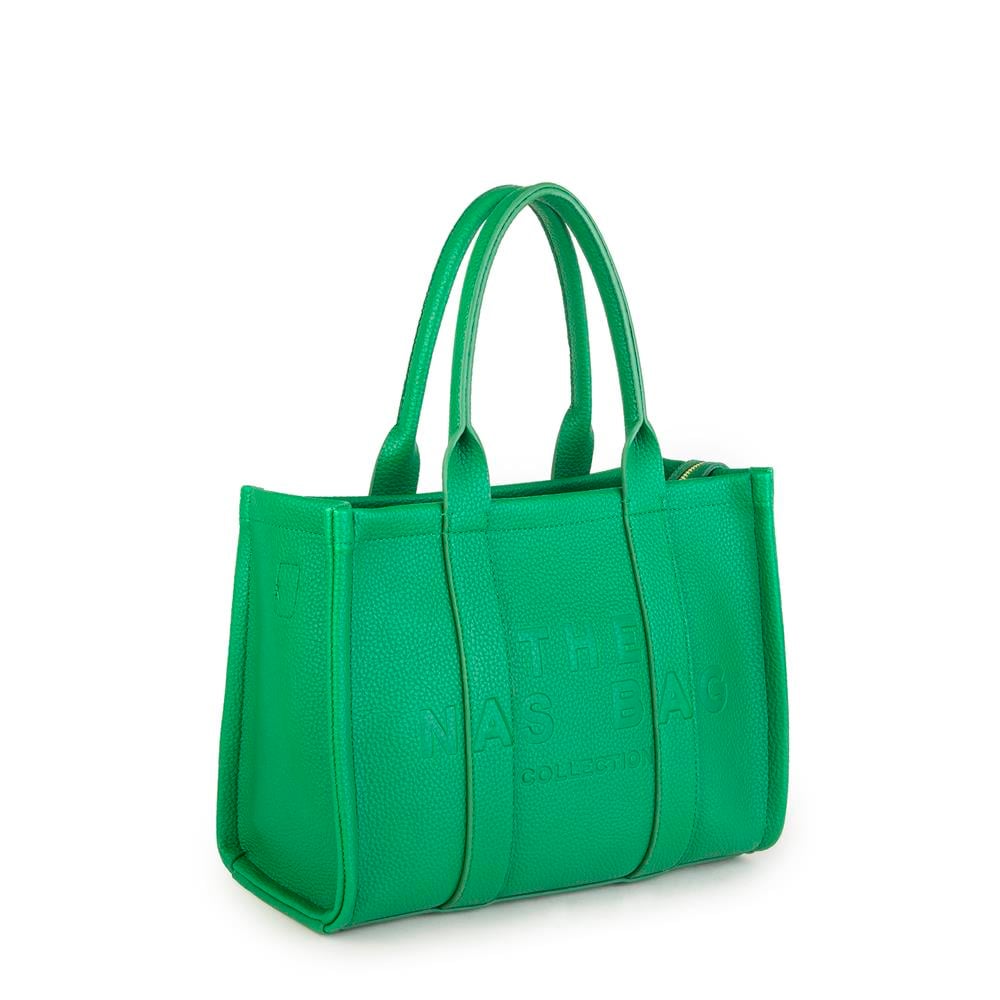 Nas Bag Tote Bag Büyük Boy  Kadın Omuz Çantası Çim Yeşili Rolax