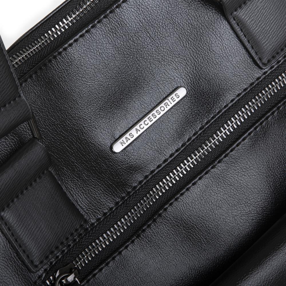 Nas Bag Büyük Boy Kadın Omuz Çantası Siyah Nemo Buzzy