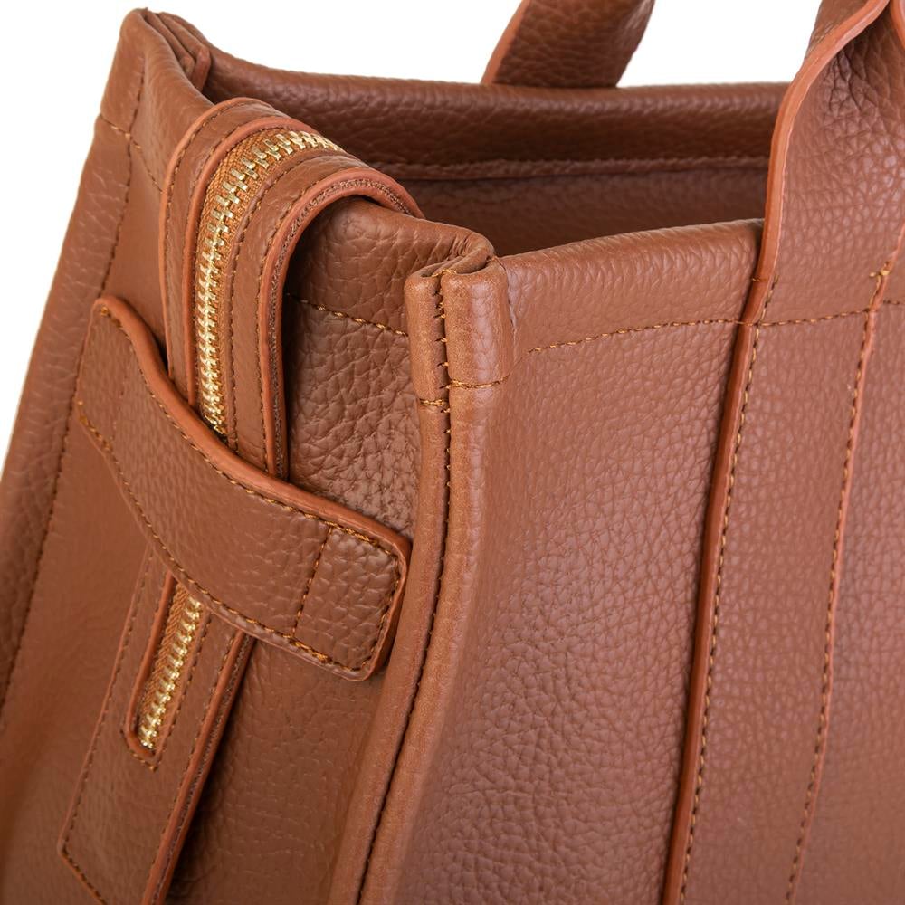 Nas Bag Tote Bag Büyük Boy  Kadın Omuz Çantası Taba  Rolax