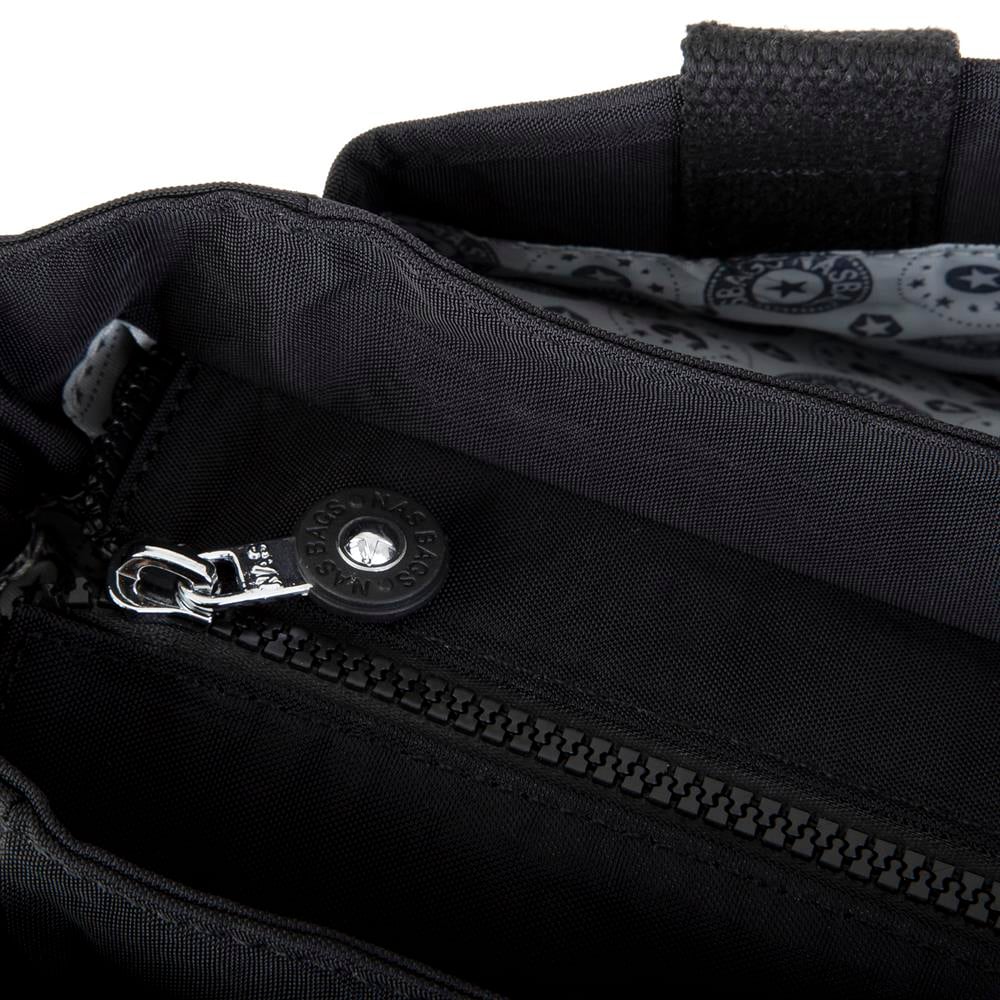 Nas Bag Kadın Omuz Çantası Zararlı Kimyasal İçermeyen Su İtici Özelliğe Sahip Krinkıl Kumaş Çanta Siyah
