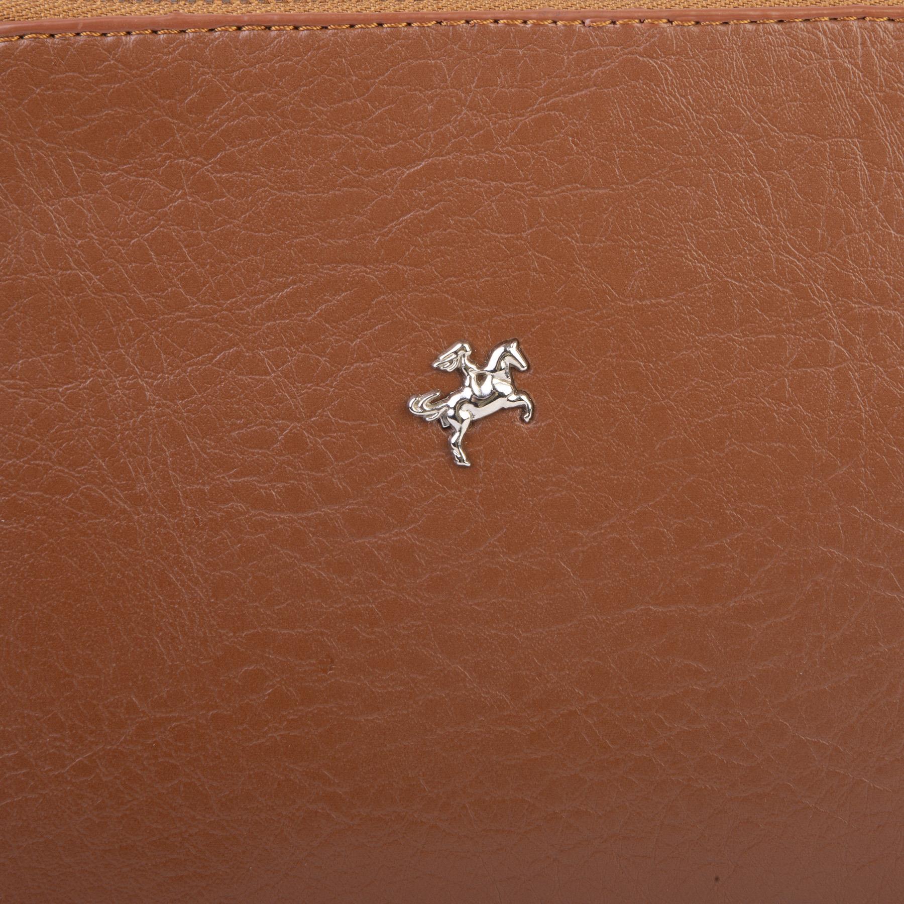 Nas Bag Kadın Omuz ve Çapraz Zincirli ve Uzun Çift Askılı (20x15 cm) Taba Victoria