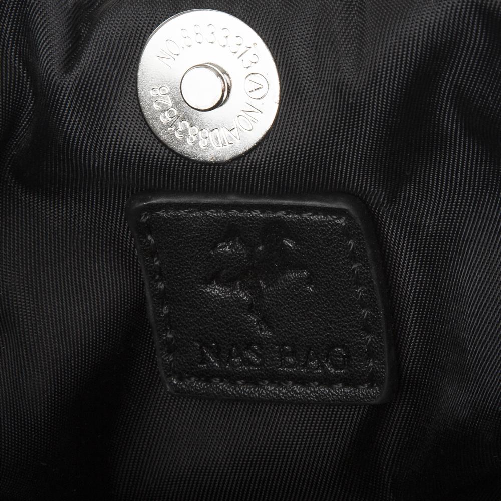 Nas Bag Kadın Çapraz  ve El Çantası Siyah Silver Diamond Gümüş Taşlı Şık  Askılı Çanta