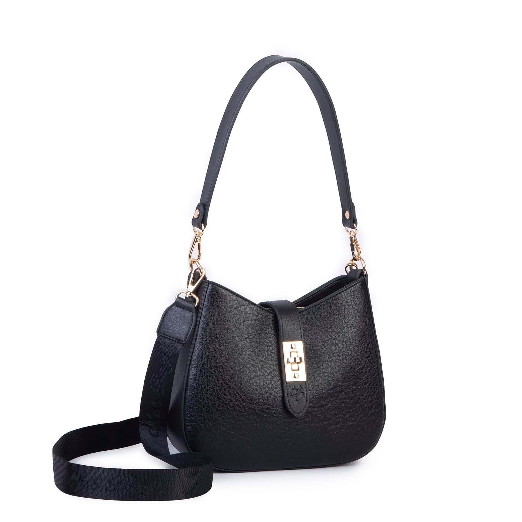 Nas Bag Kadın Oval Omuz ve Çapraz Çanta Siyah Victoria