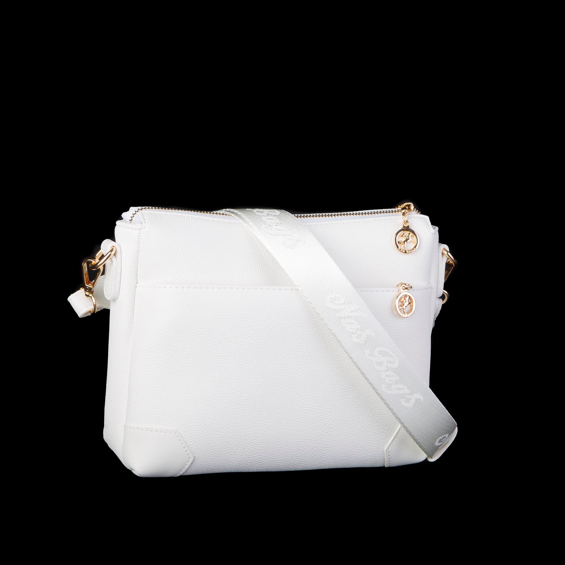 Nas Bag Kadın Postacı Çapraz Çanta Beyaz Mercan   (en 25 cm ;boy 22 cm )