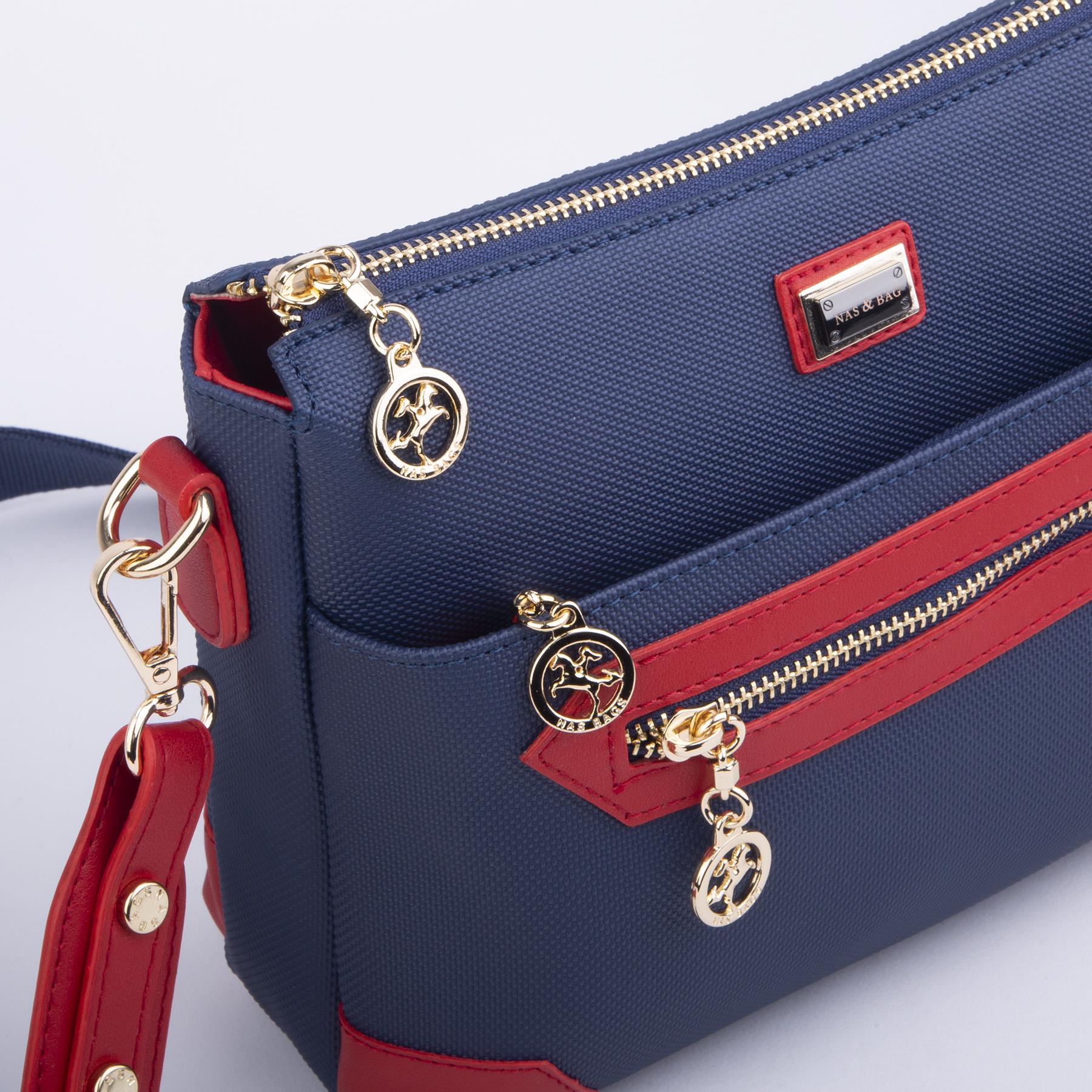Nas Bag Kadın Postacı Çapraz Çanta Lacivert Lacst (en 25 cm ; boy 22 cm )