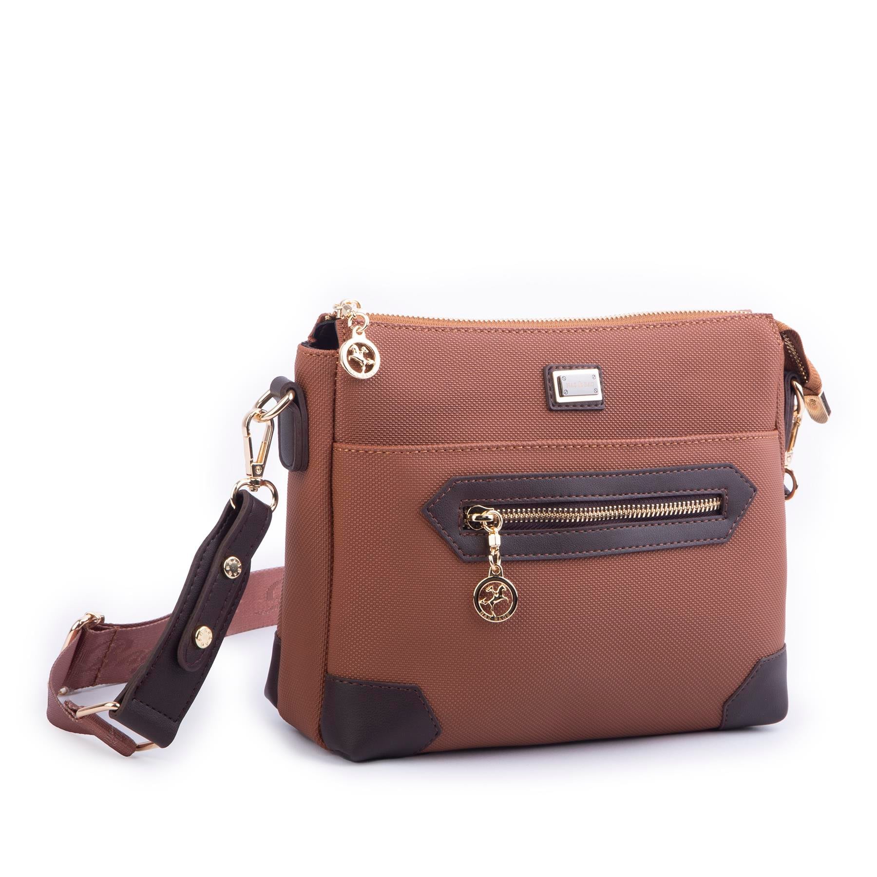 Nas Bag Kadın Postacı Çapraz Çanta Taba Kahve Lacst (en 25 cm ;boy 22 cm )