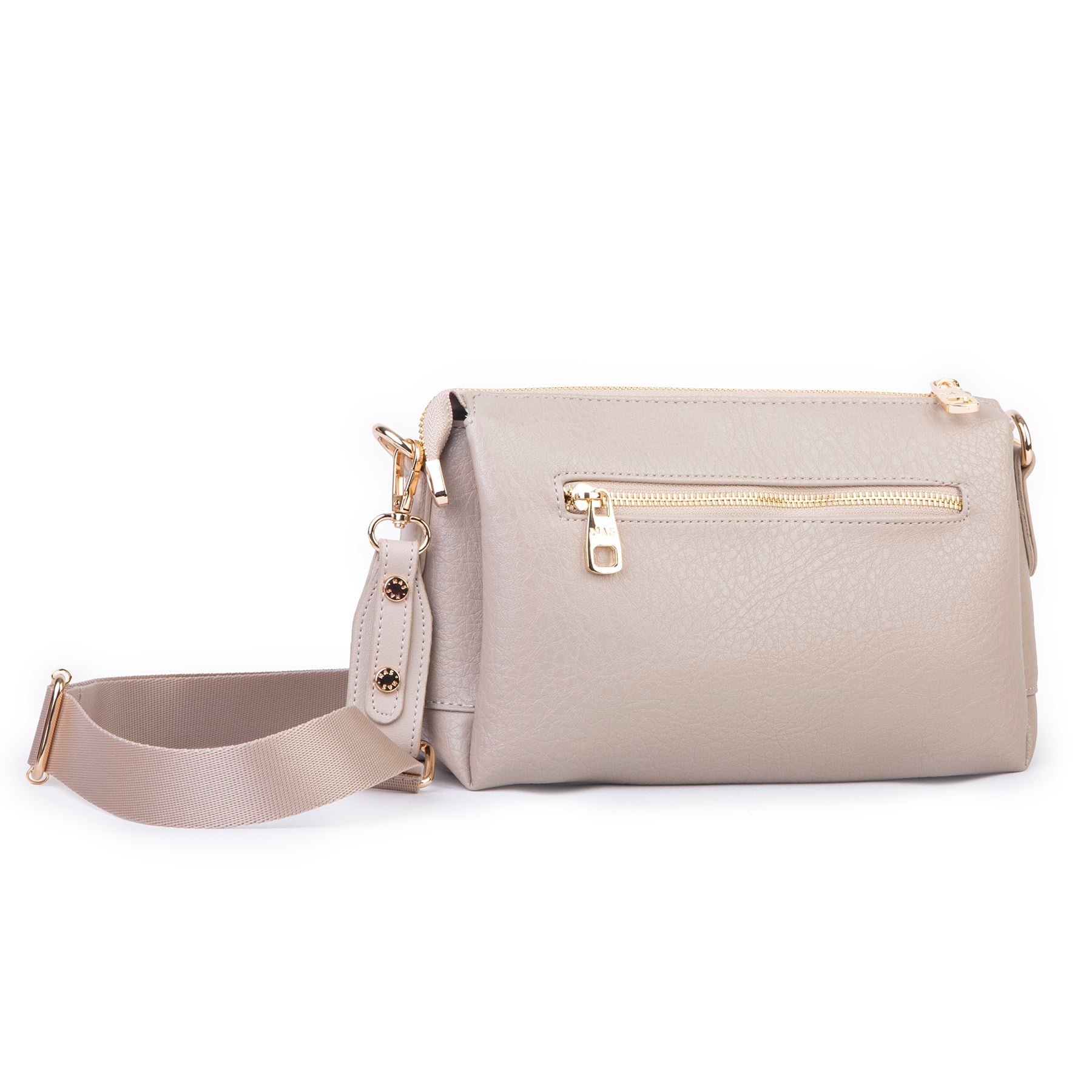 Nas Bag Kadın Sade Günlük Postacı Çantası ( 25x16 cm) Kum Victoria