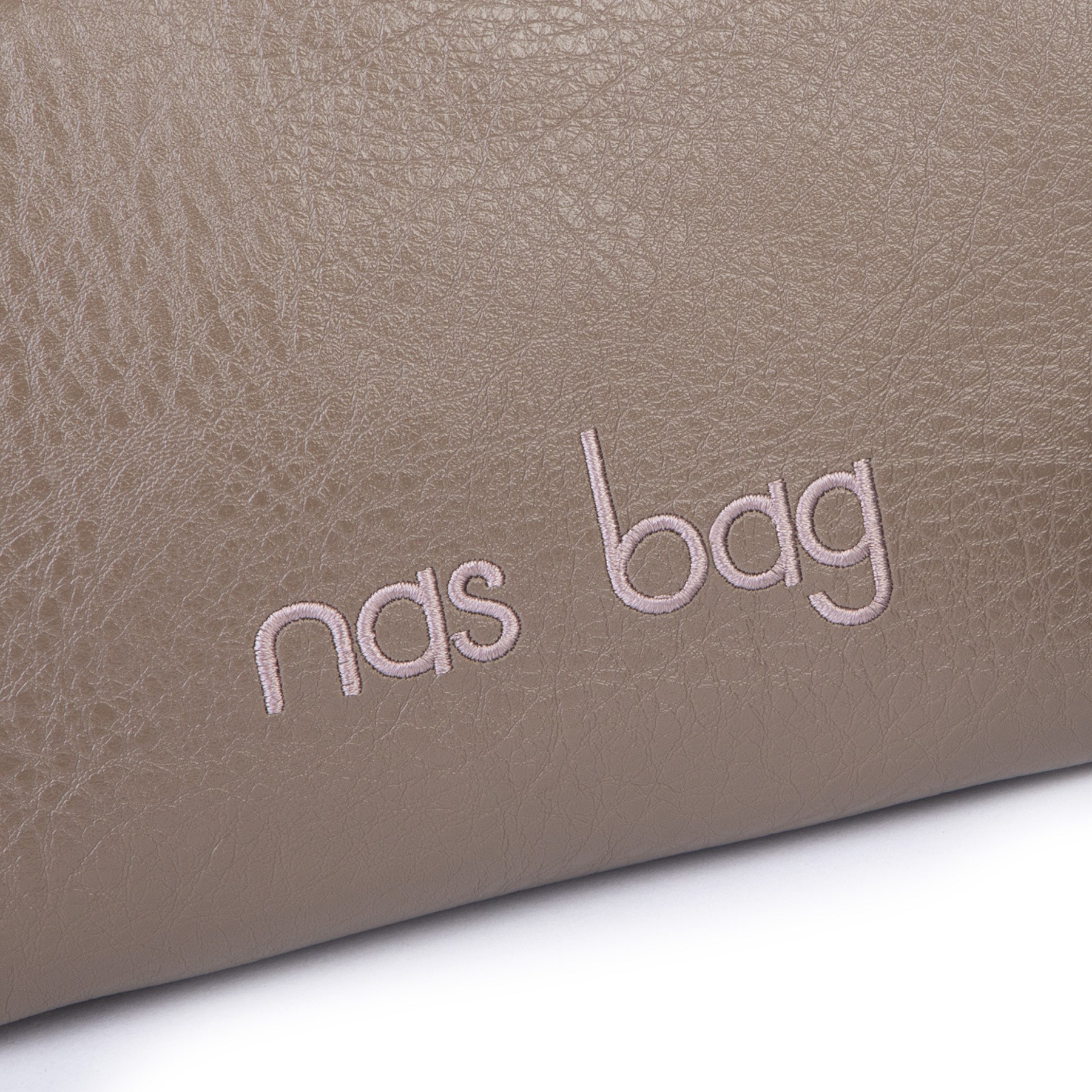 Nas Bag Kadın Sade Günlük Postacı Çantası ( 25x16 cm) Vizon Kahve Victoria