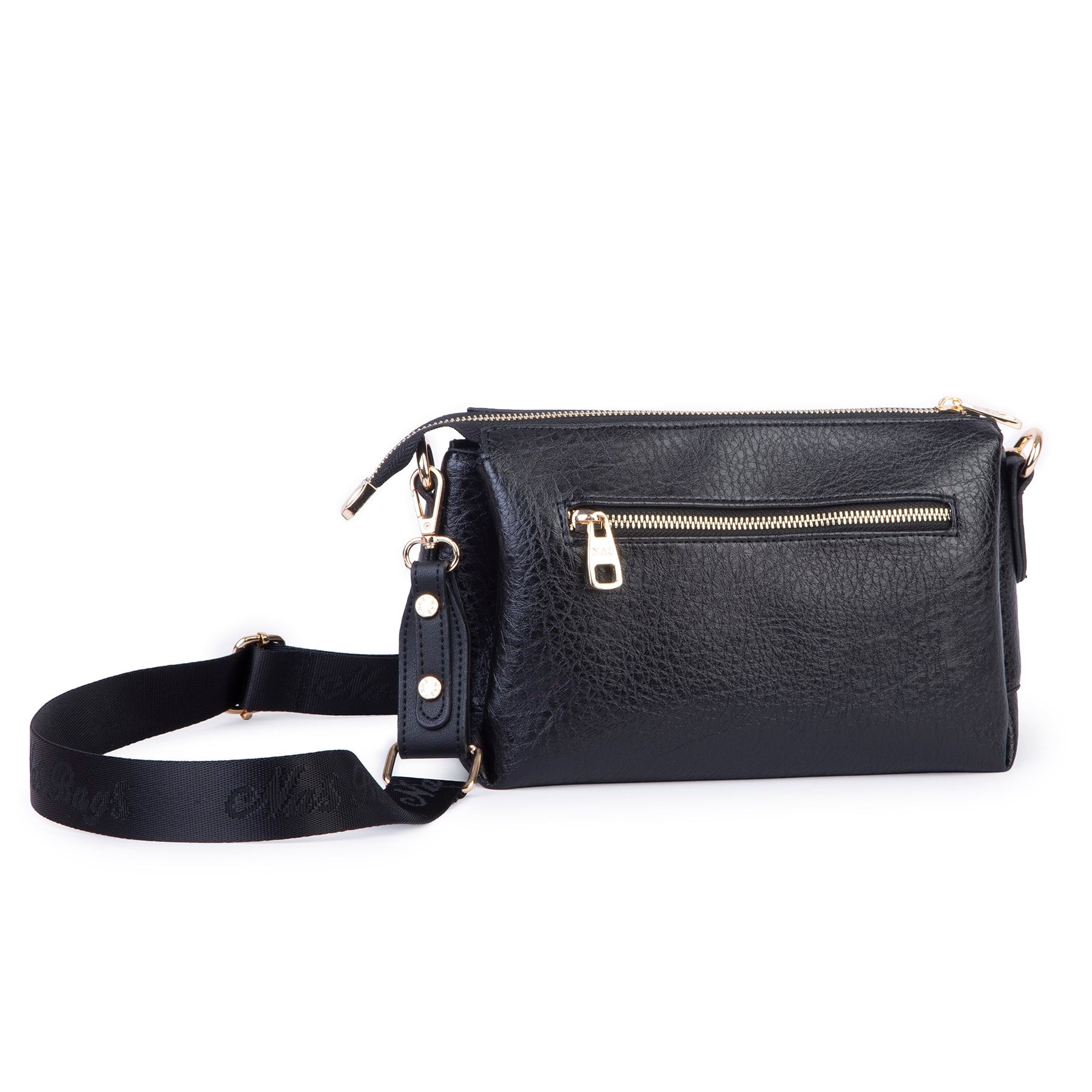 Nas Bag Kadın Sade Günlük Postacı Çantası ( 25x16 cm) Siyah Victoria