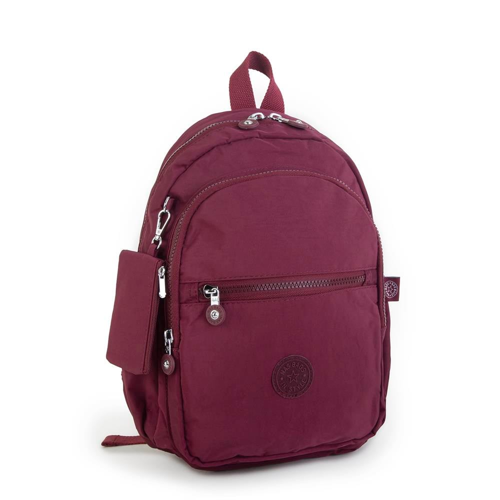 Nas Bag Kadın Sırt Çantası Orta Boy  Bordo