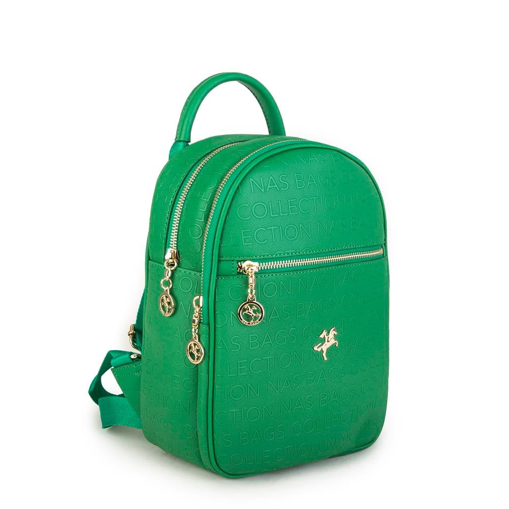 Nas Bag Kadın Sırt Çantası Çim Yeşili  Gofraj
