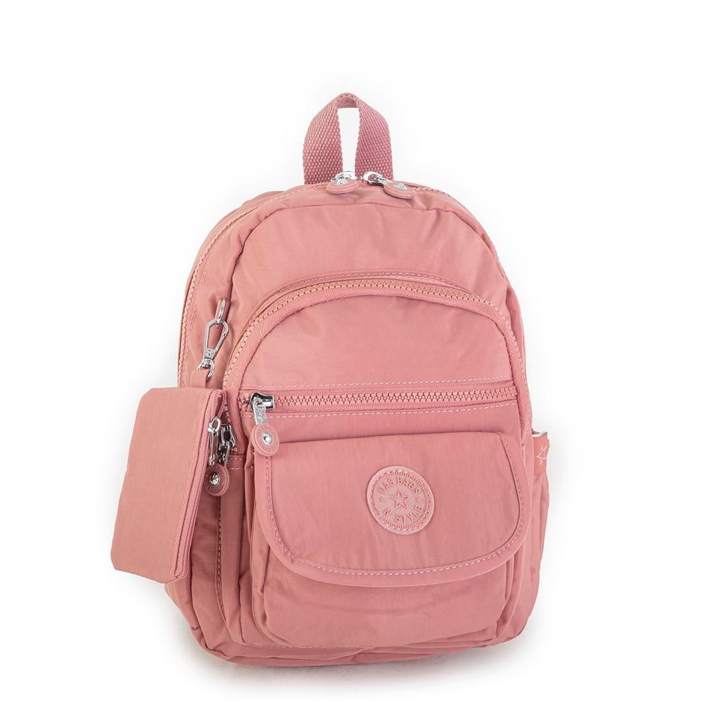 Nas Bag Kadın Sırt Çantası  Gül Kurusu (22 x 30 cm)