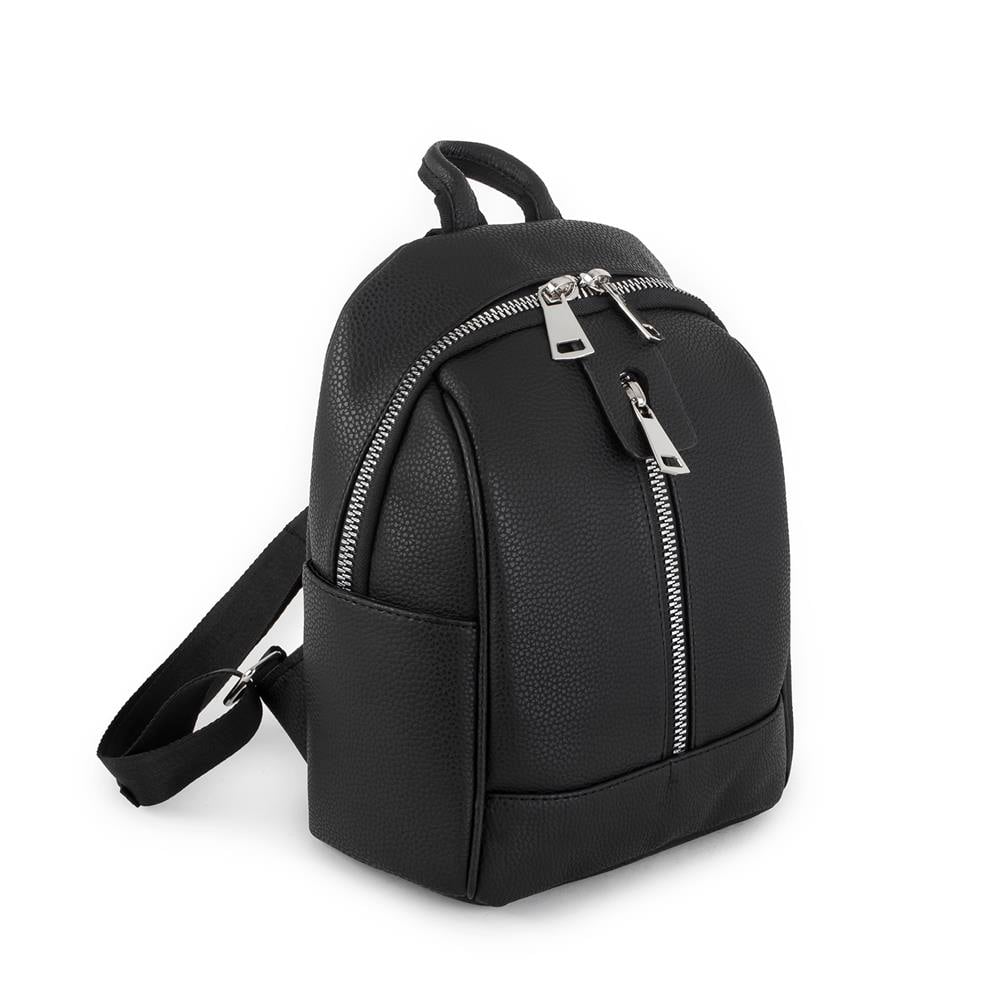 Nas Bag Büyük Boy Geniş İç Hacim Kadın Sırt Çantası Siyah Belinda 
