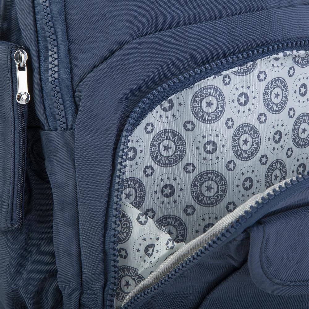Nas Bag Kadın Sırt Çantası Zararlı Kimyasal İçermez Waterproof Lacivert 