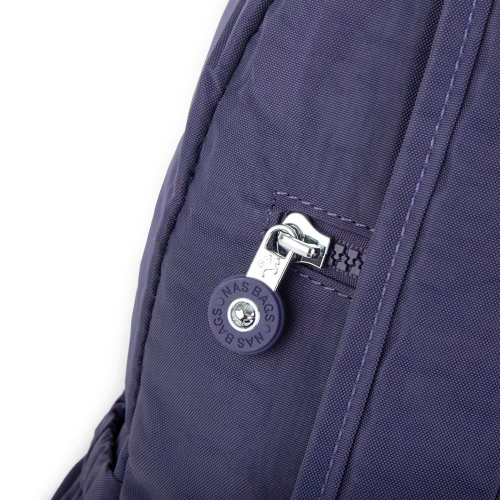 Nas Bag Kadın Sırt Çantası Zararlı Kimyasal İçermez Waterproof Koyu Mor