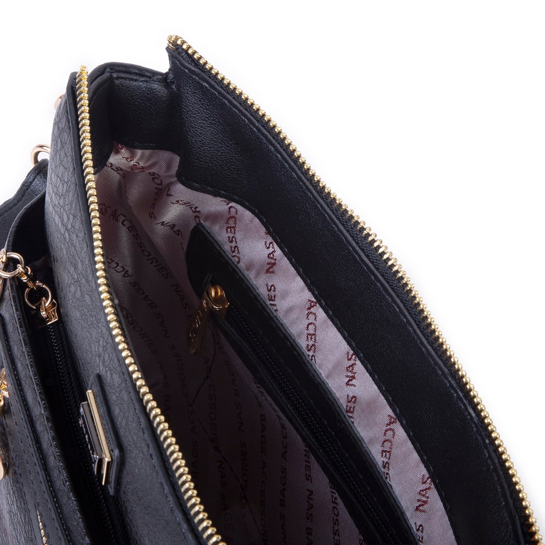 Nas Bag Kadın Spor Şık Günlük Postacı Çapraz Çanta (en 25 cm ;boy 22 cm ) Siyah Victoria