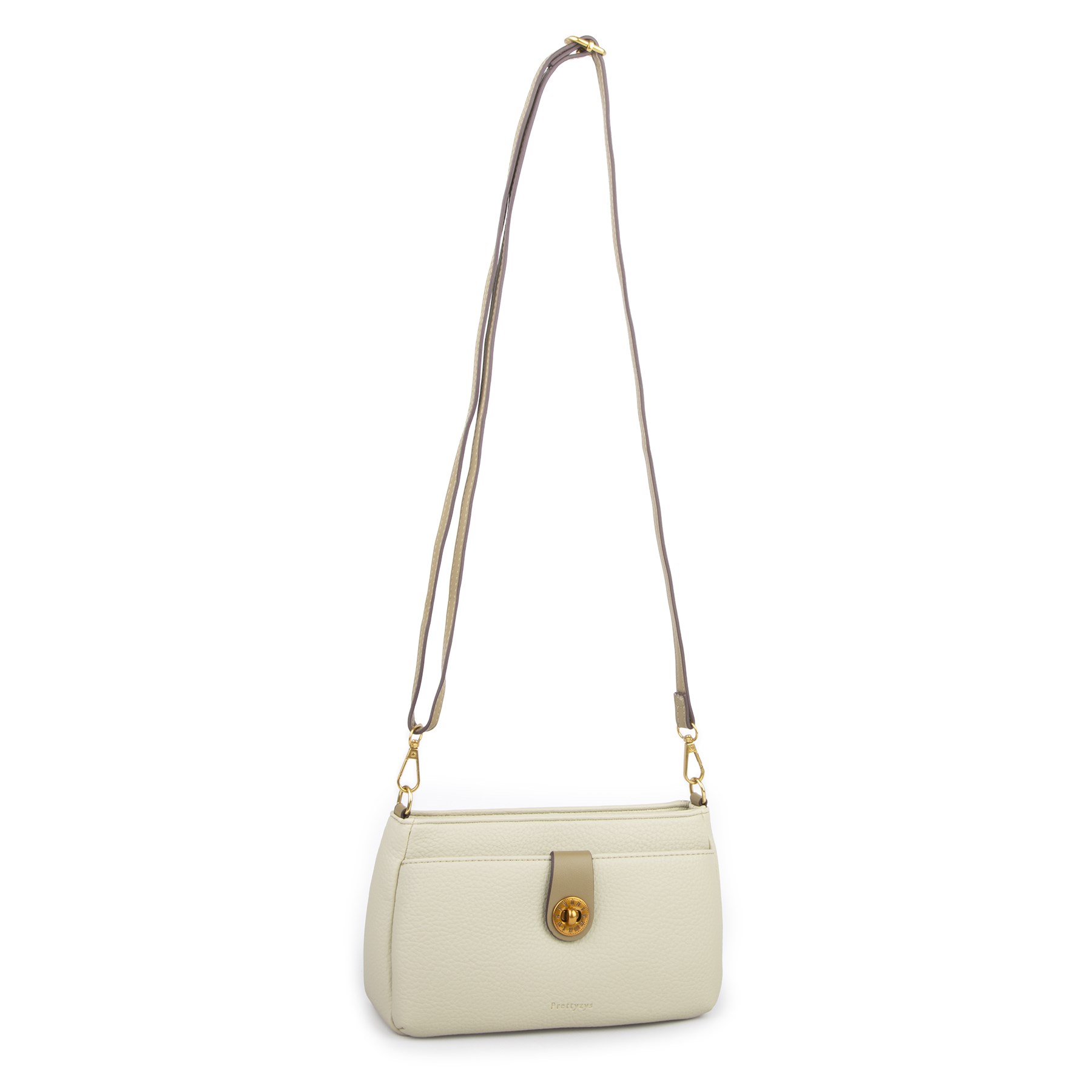 Nas Bag Mini Kadın Çapraz ve Omuz Çanta  (22x14 cm) Açık Yeşil