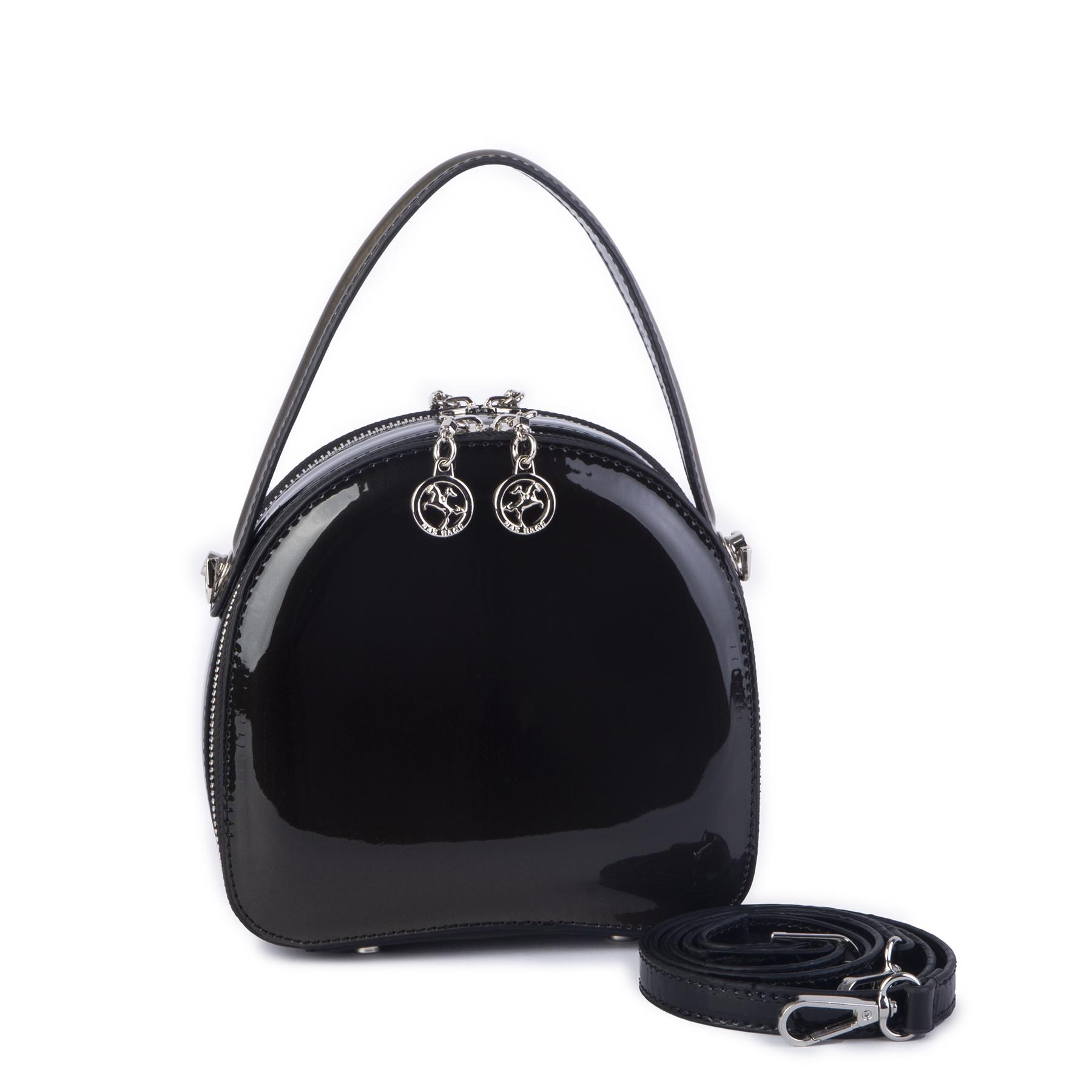Nas Bag Mini Kadın El ve Çapraz Çanta Gri  Dumanlı (17x17 cm)