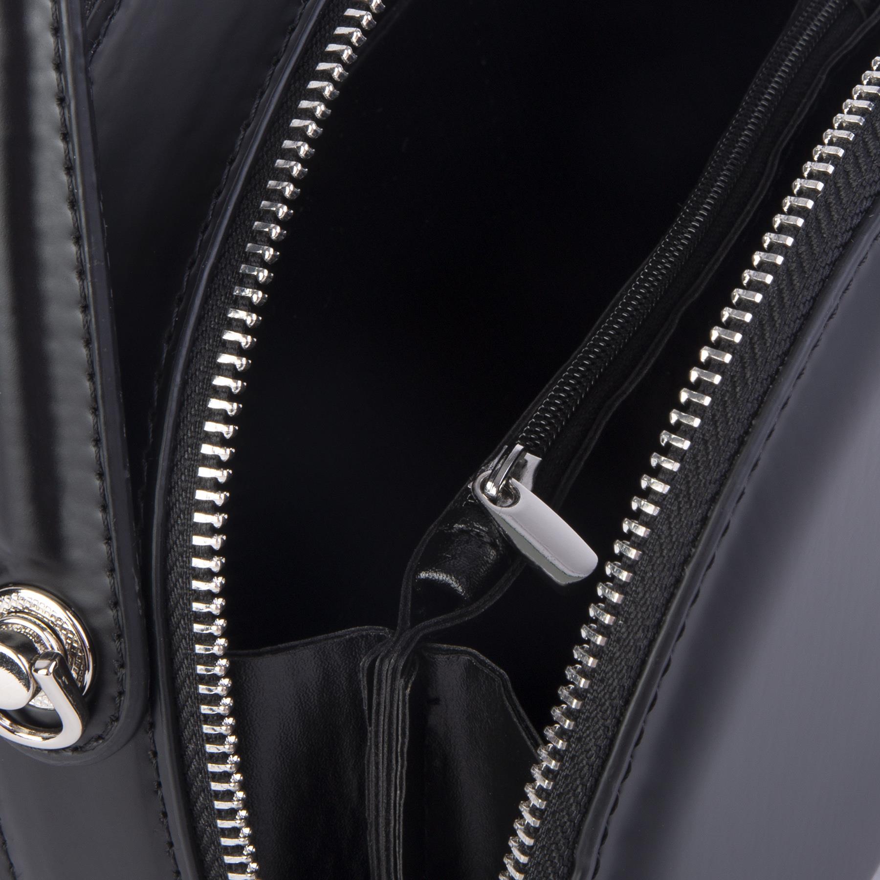 Nas Bag Mini Kadın El ve Çapraz Çanta Siyah Zra (17x17 cm)