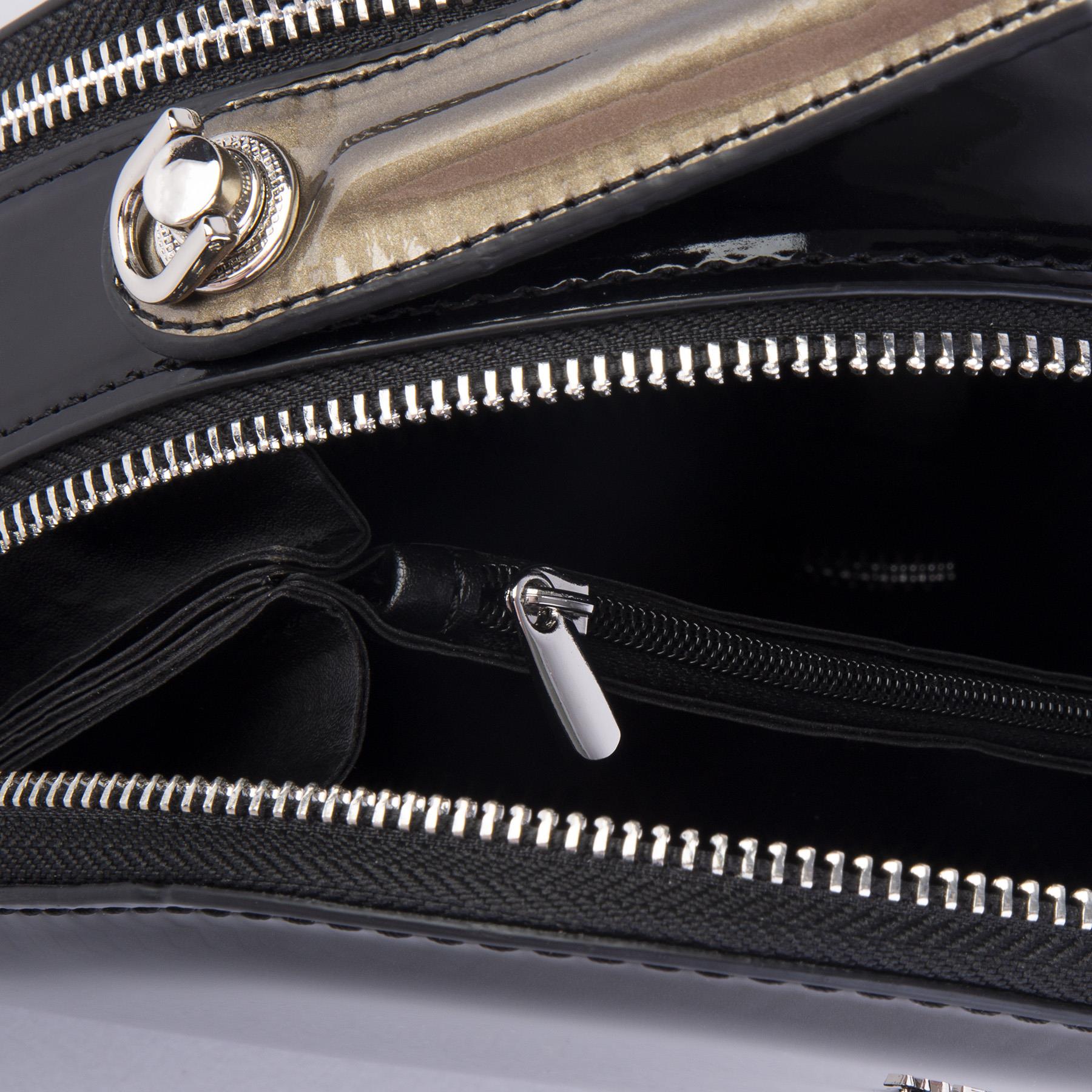 Nas Bag Mini Kadın El ve Çapraz Çanta Gri  Dumanlı (17x17 cm)