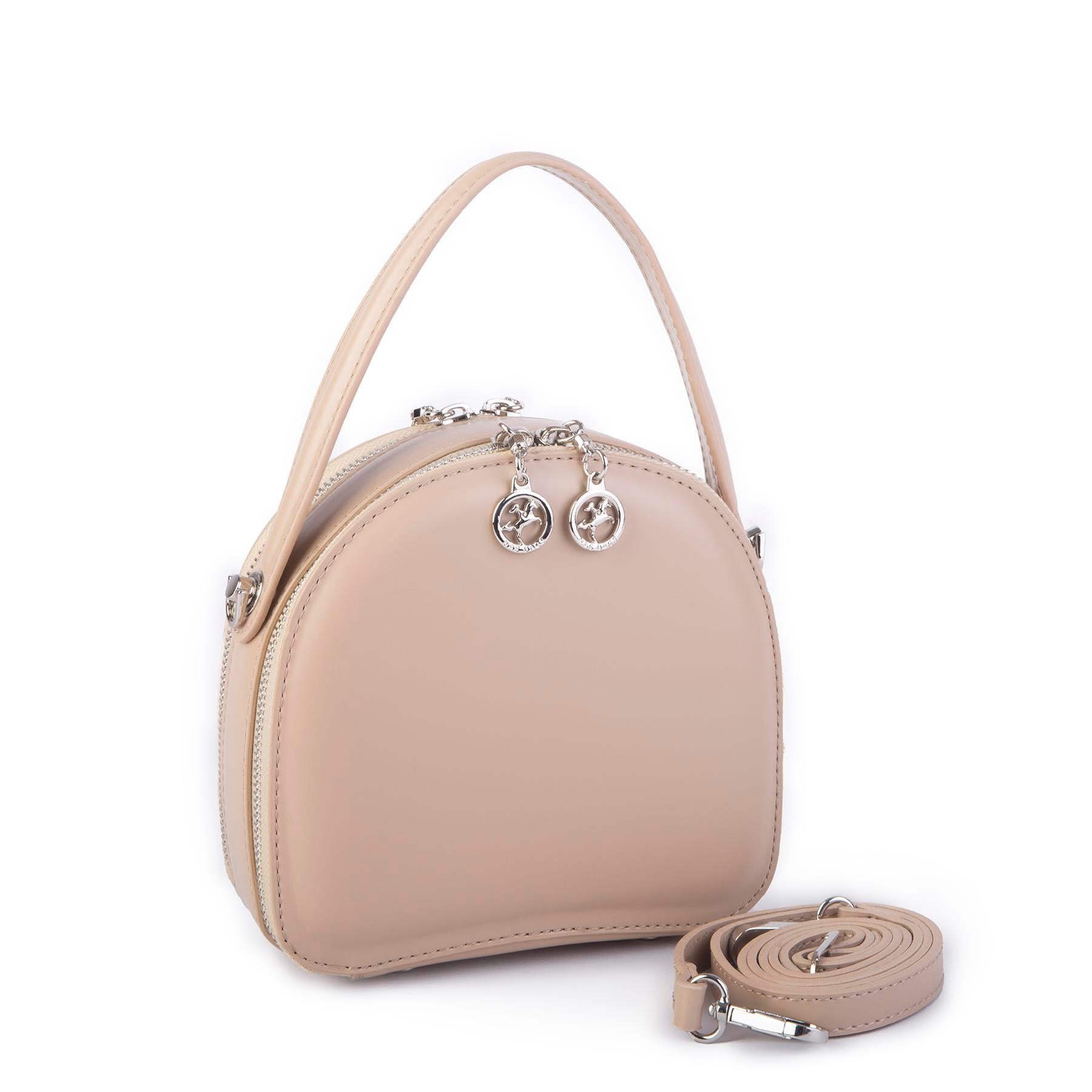 Nas Bag Mini Kadın El ve Çapraz Çanta Kum Zra  (17x17 cm)