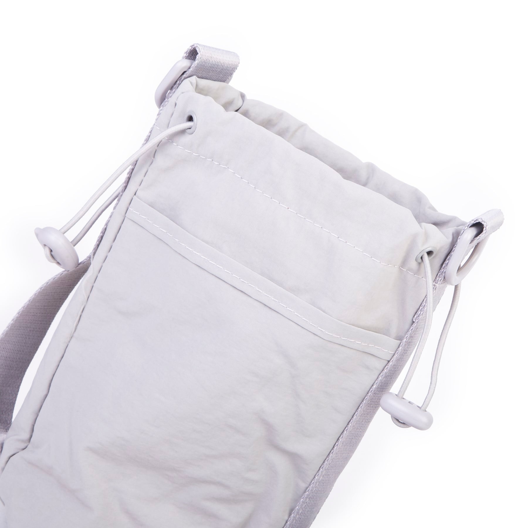 Nas Bag Mini Kadın Telefonluk Spor Şık Günlük Büzgülü El ve  Çapraz Çanta (en 20 cm ; boy 12 cm ) Gri