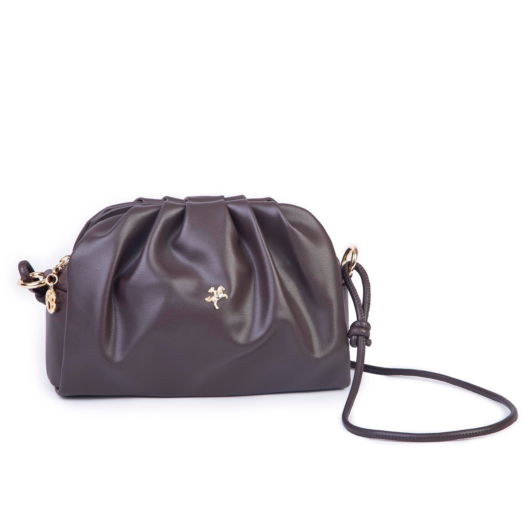 Nas Bag Mini Shopper Kadın Çapraz Çanta Kahverengi 