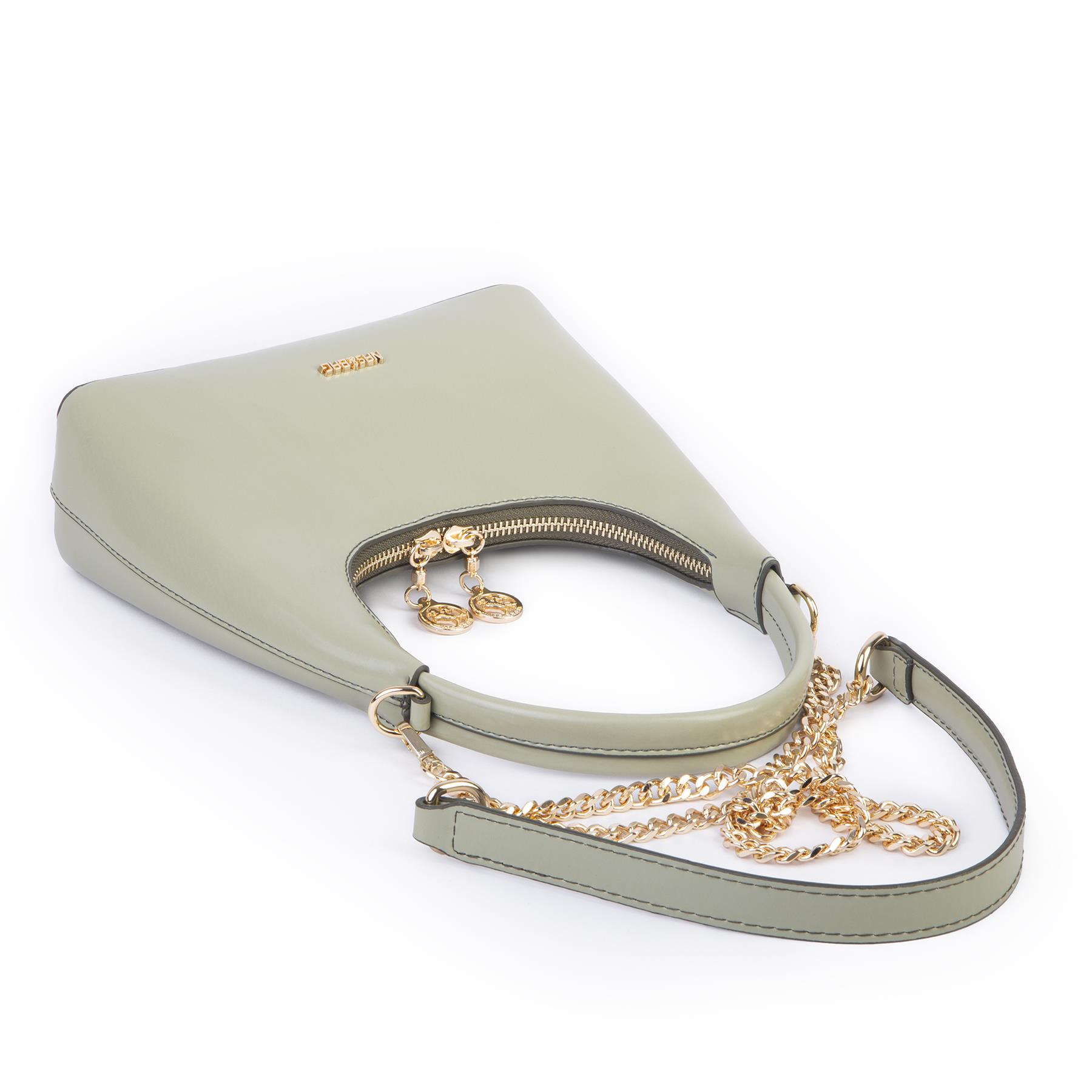 Nas Bag Mini Zincirli Omuz ve Çapraz Çanta Yeşil 