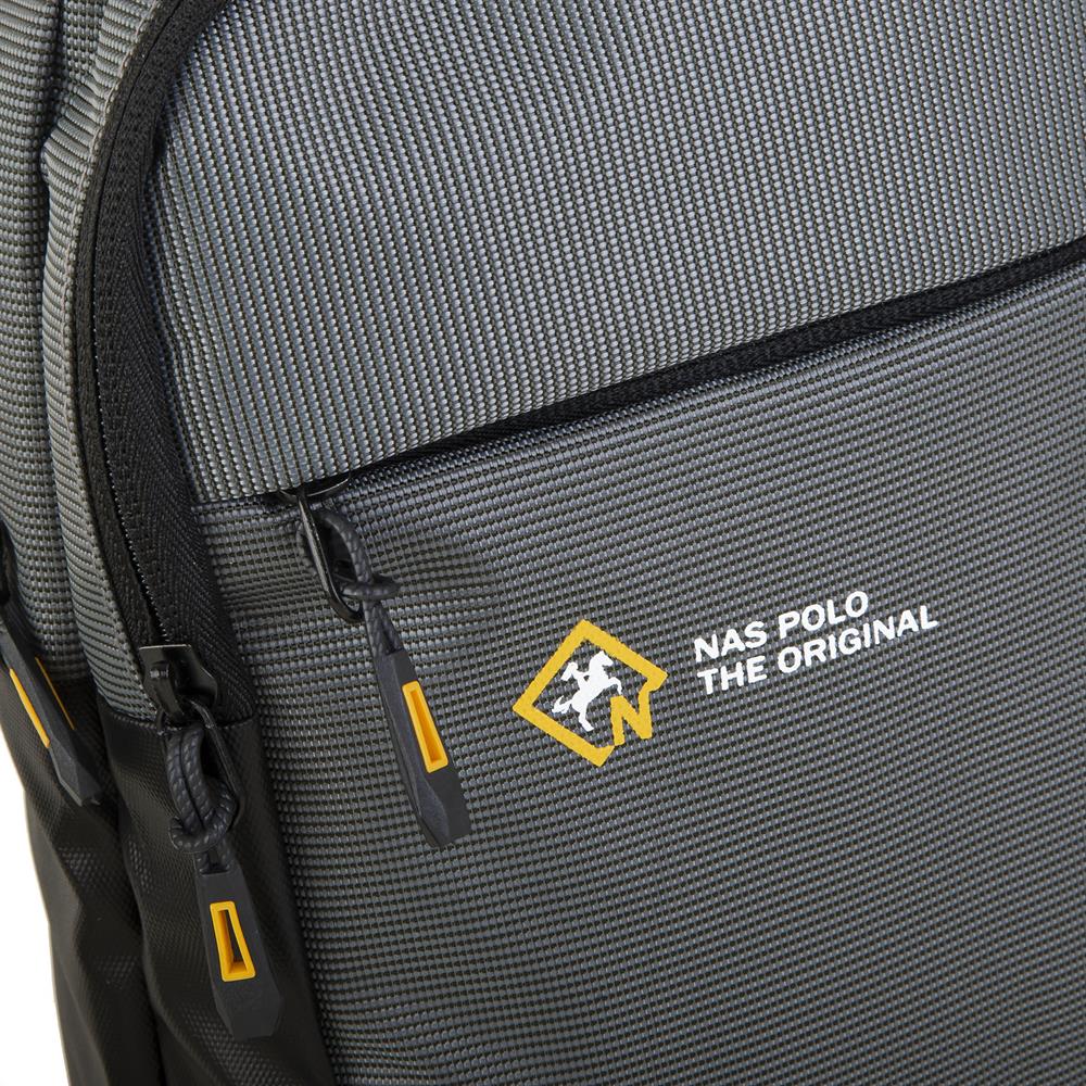 Nas Bag-Nas Polo (Waterproof ) Outdoor Erkek El Ve Çapraz Çanta Gri Antrasit