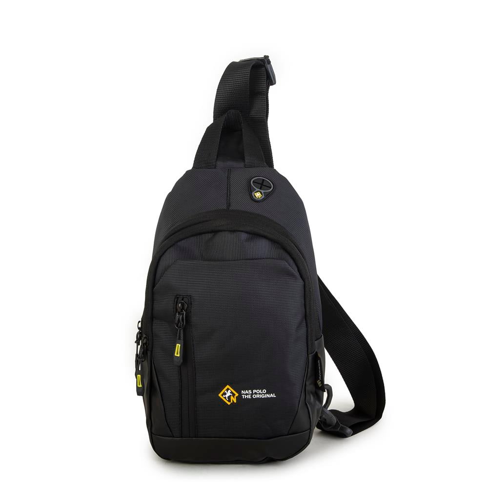 Nas Bag-Nas Polo (Waterproof) Outdoor Erkek Bel Ve Çapraz Body Bag Siyah