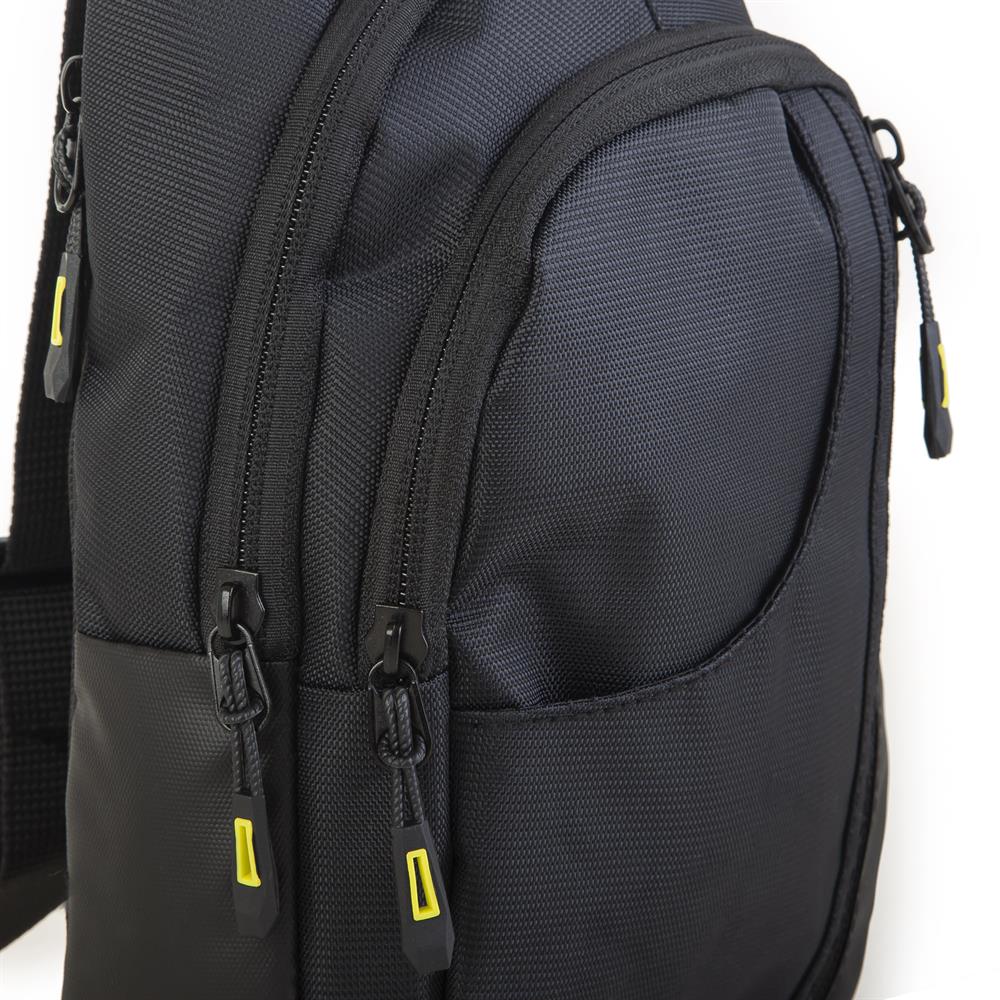 Nas Bag-Nas Polo (Waterproof) Outdoor Erkek Bel Ve Çapraz Body Bag Siyah