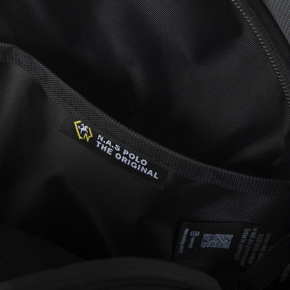 Nas Bag-Nas Polo (Waterproof) Outdoor Erkek Sırt Çantası Siyah   (25x39x10 cm)