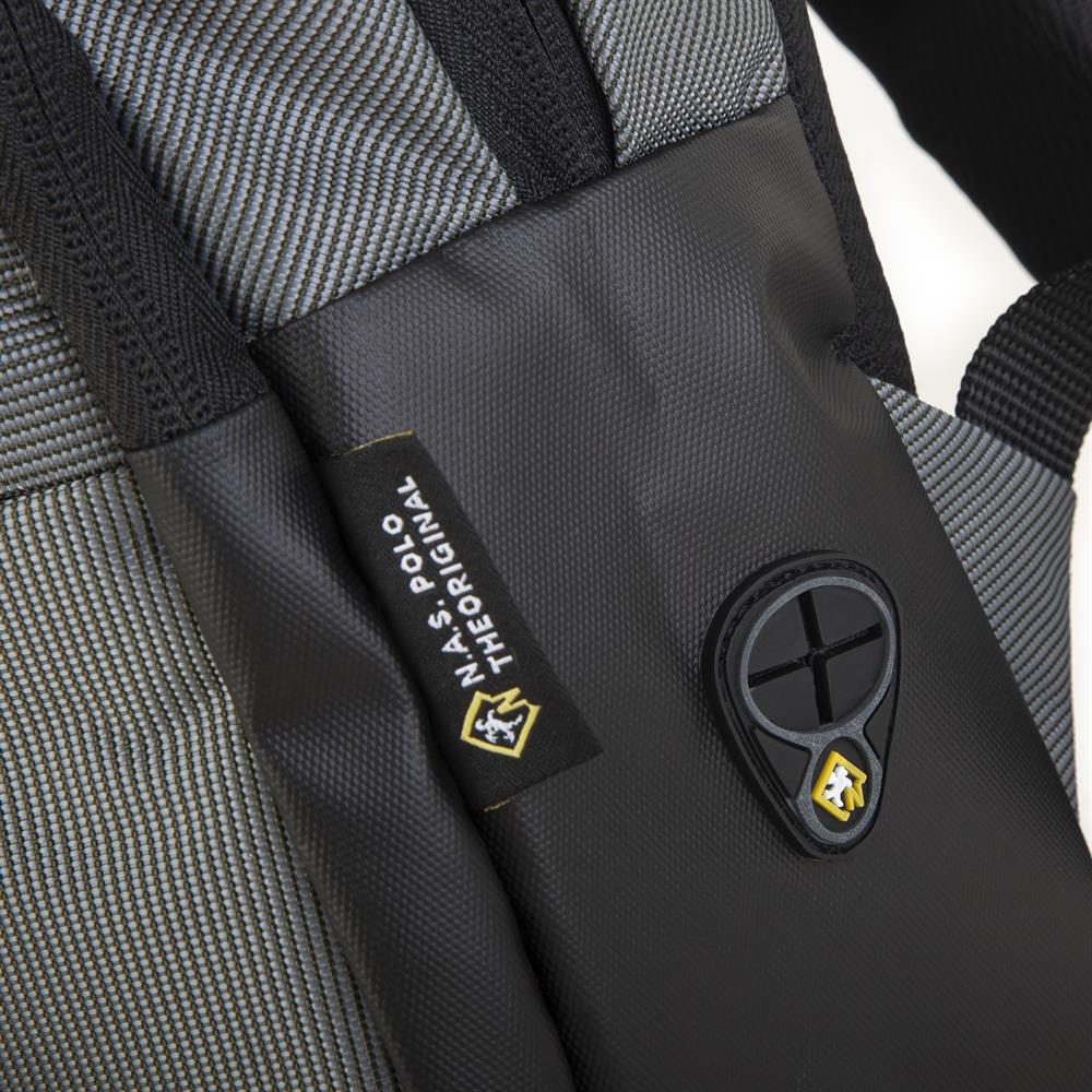 Nas Bag-Nas Polo (Waterproof) Outdoor Erkek Sırt Çantası Gri Antrasit   (25x39x10 cm)