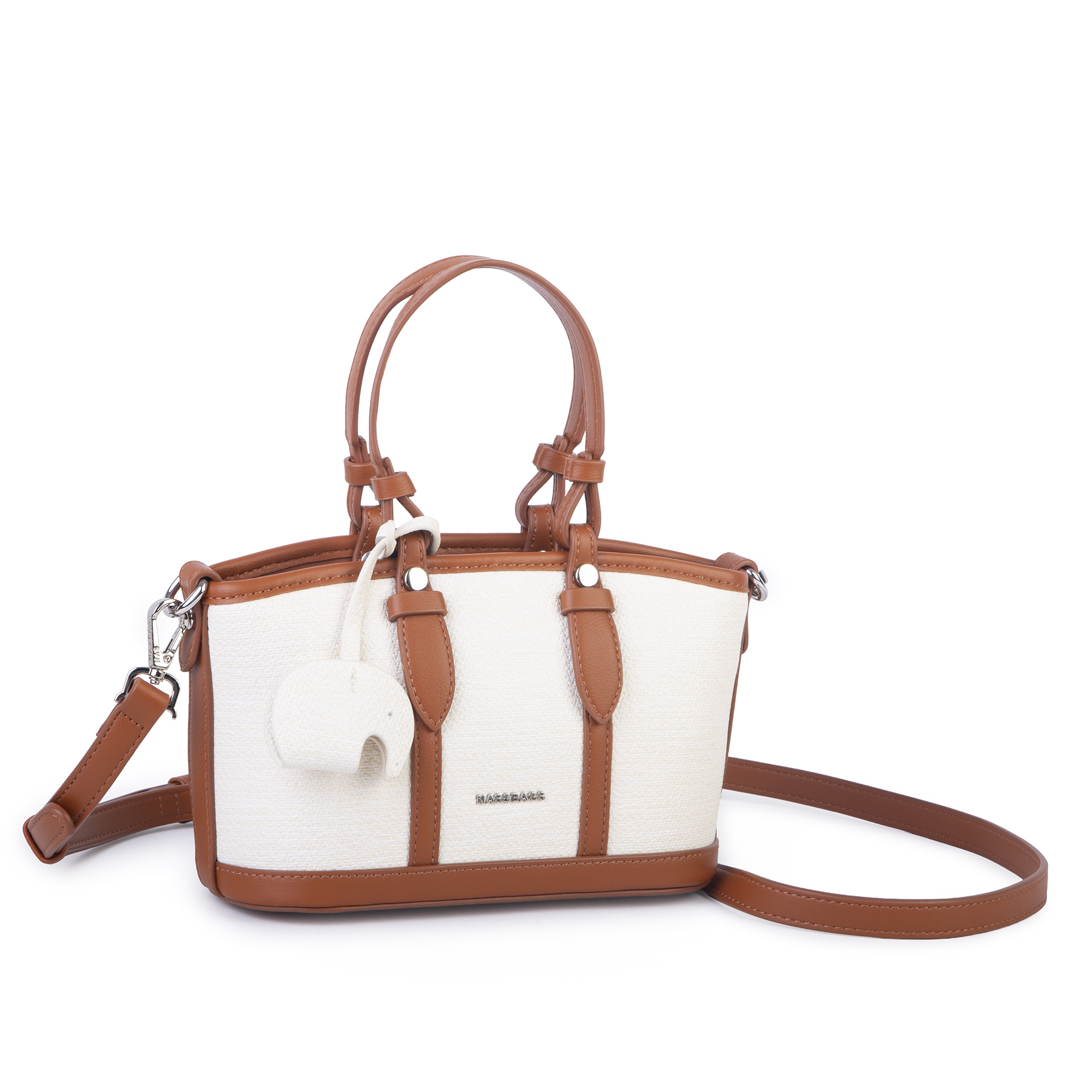Nas Bag Premium 2 li Mini Set El ve Çapraz Çanta ile Cüzdan Takım Taba