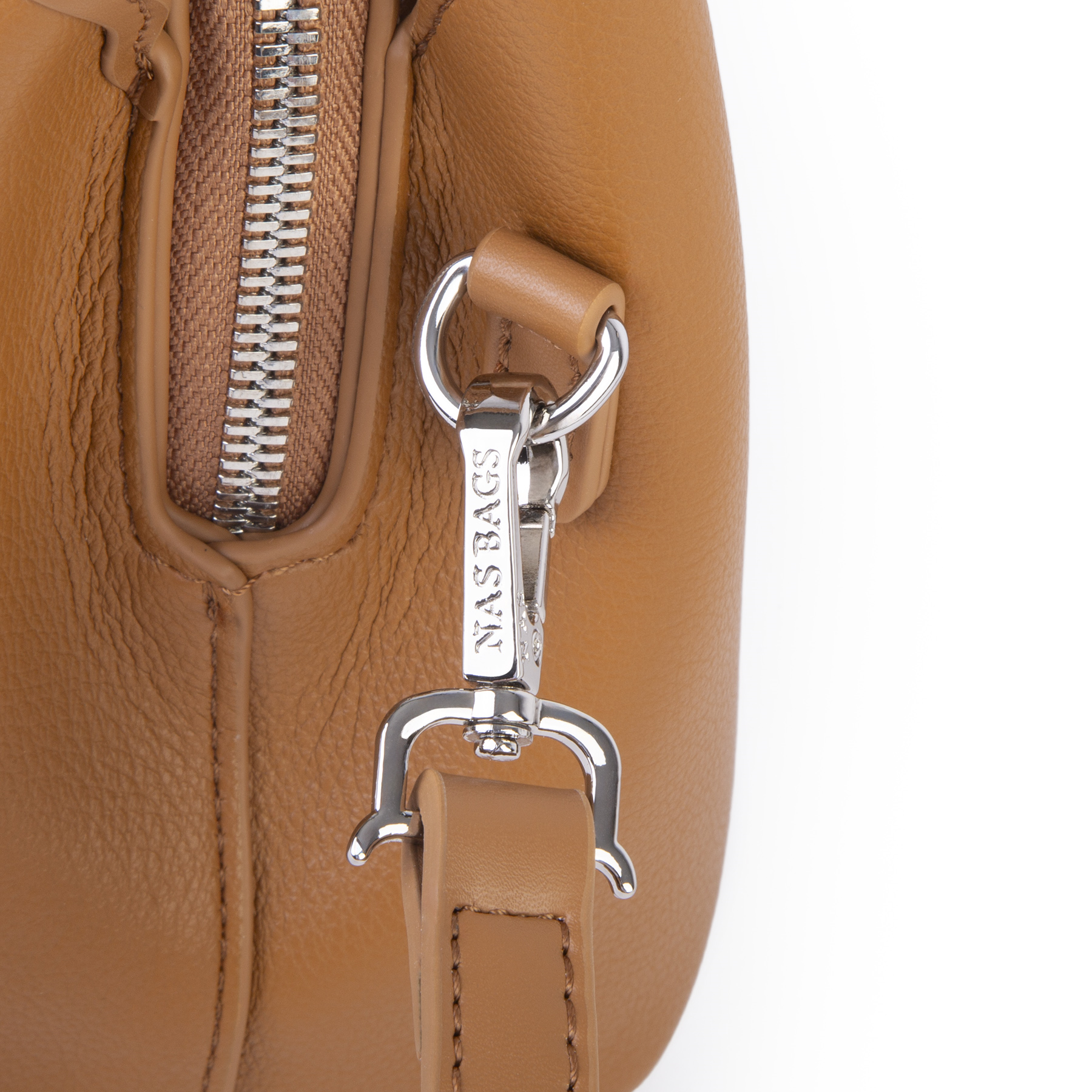 Nas Bag Premium 2li set Çanta El Omuz ve Çapraz Çanta Cüzdan Taba